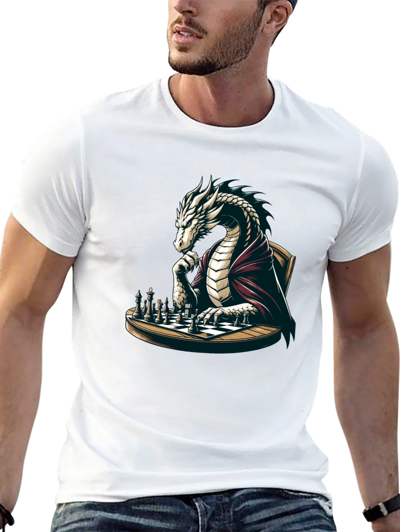 Dragon Chess Master Graphic Tee