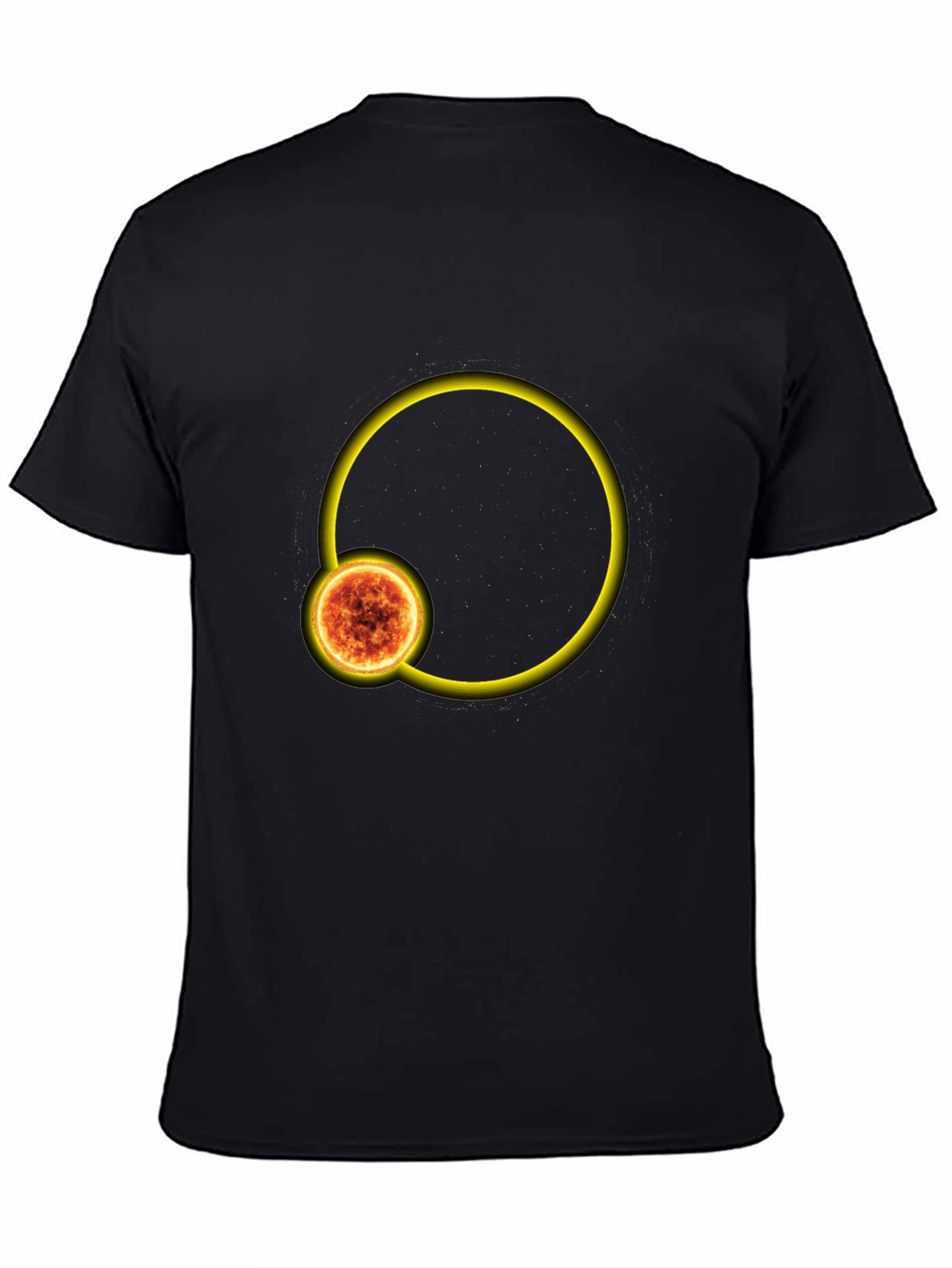Solar Eclipse Graphic T-Shirt - Black