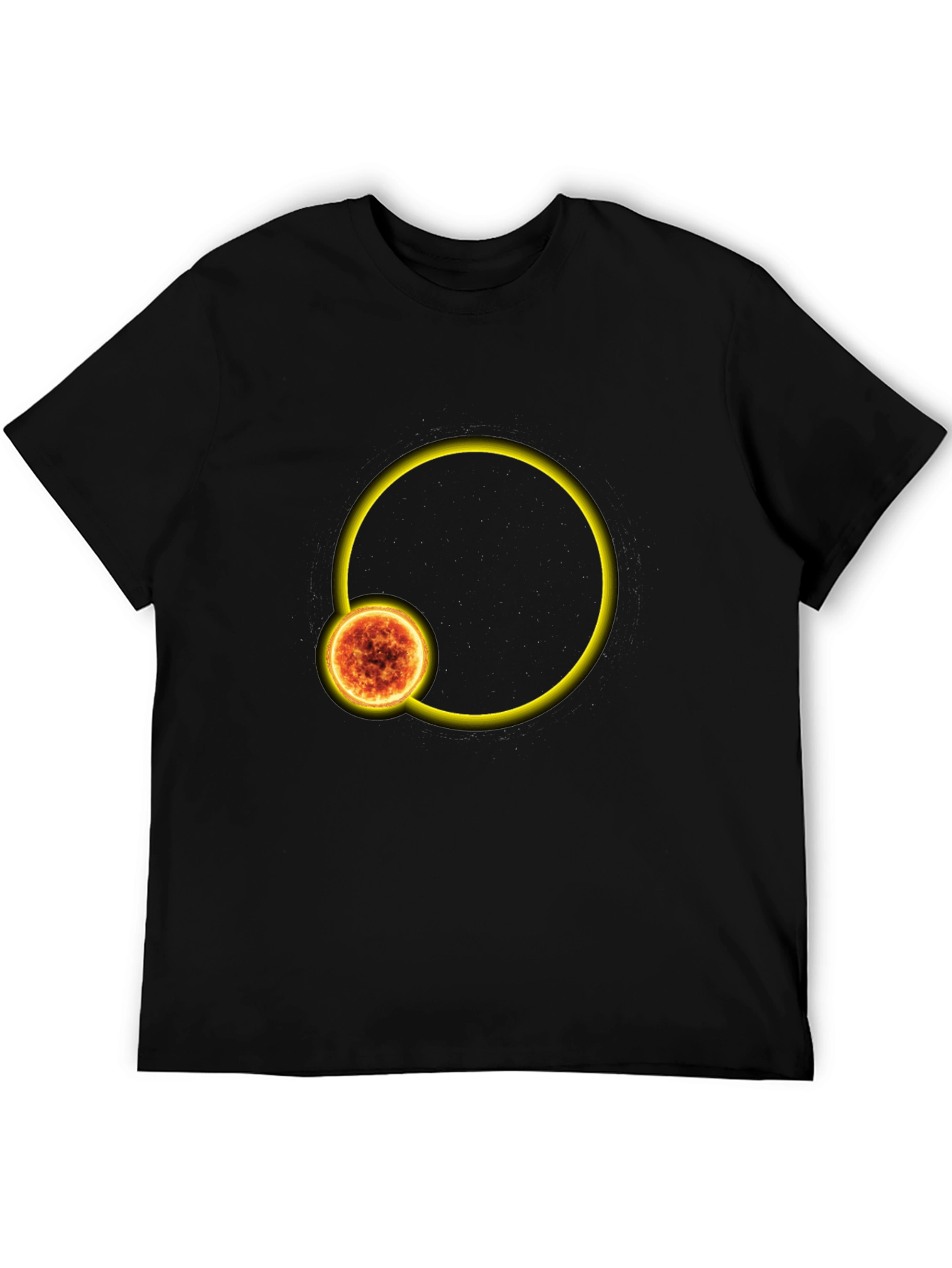 Solar Eclipse Graphic T-Shirt - Black