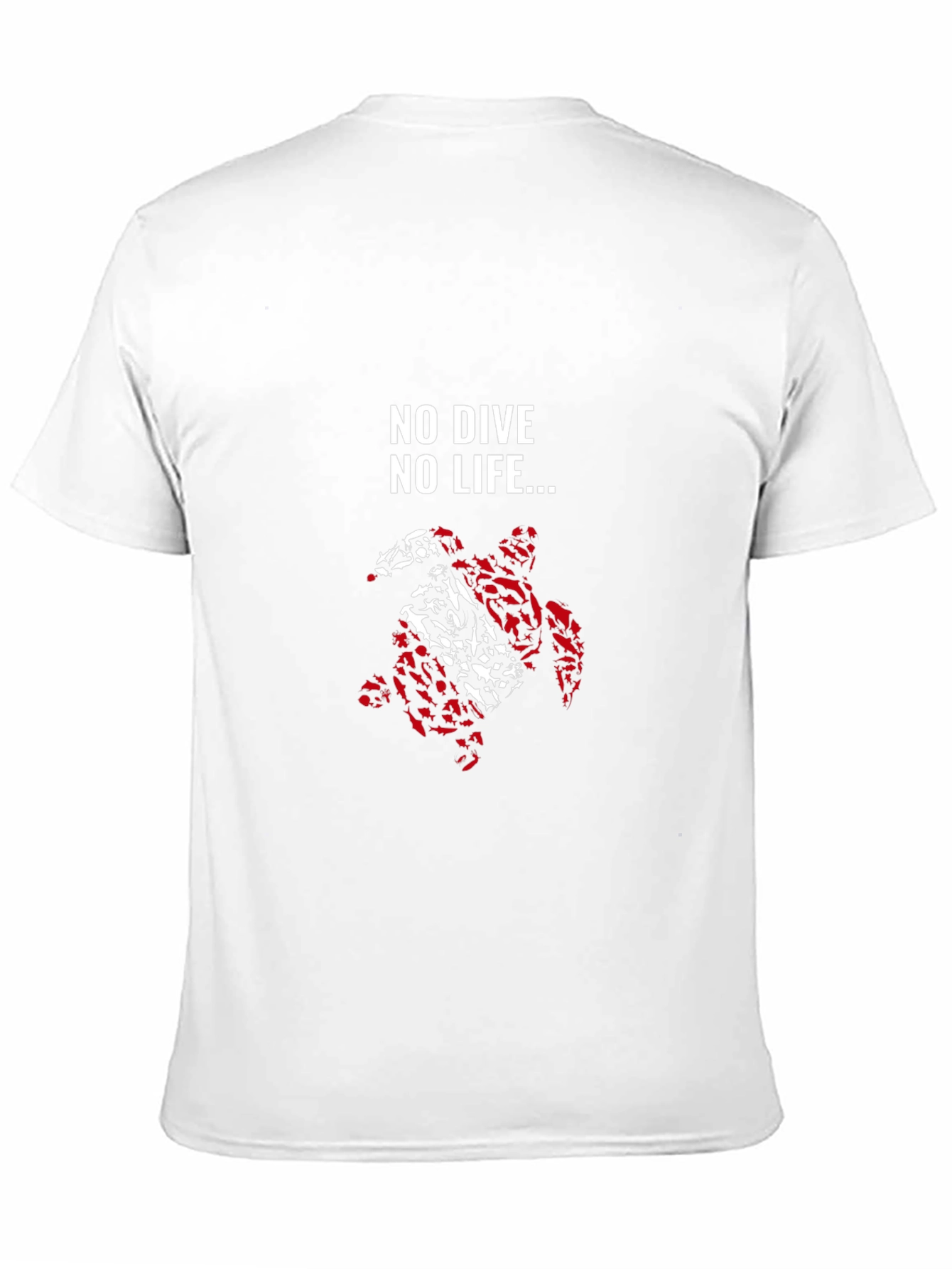 No Dive No Life Turtle Graphic Tee