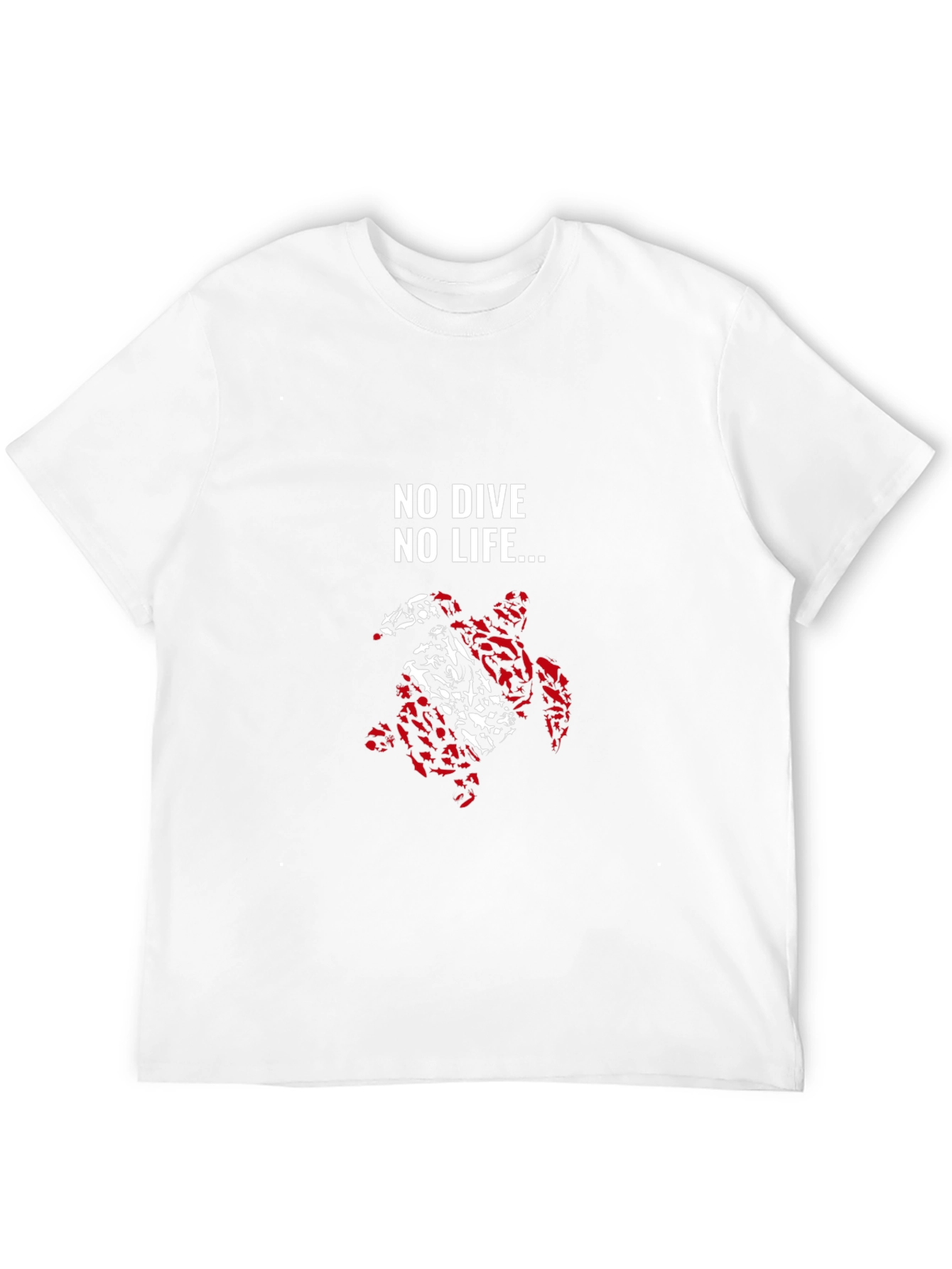 No Dive No Life Turtle Graphic Tee