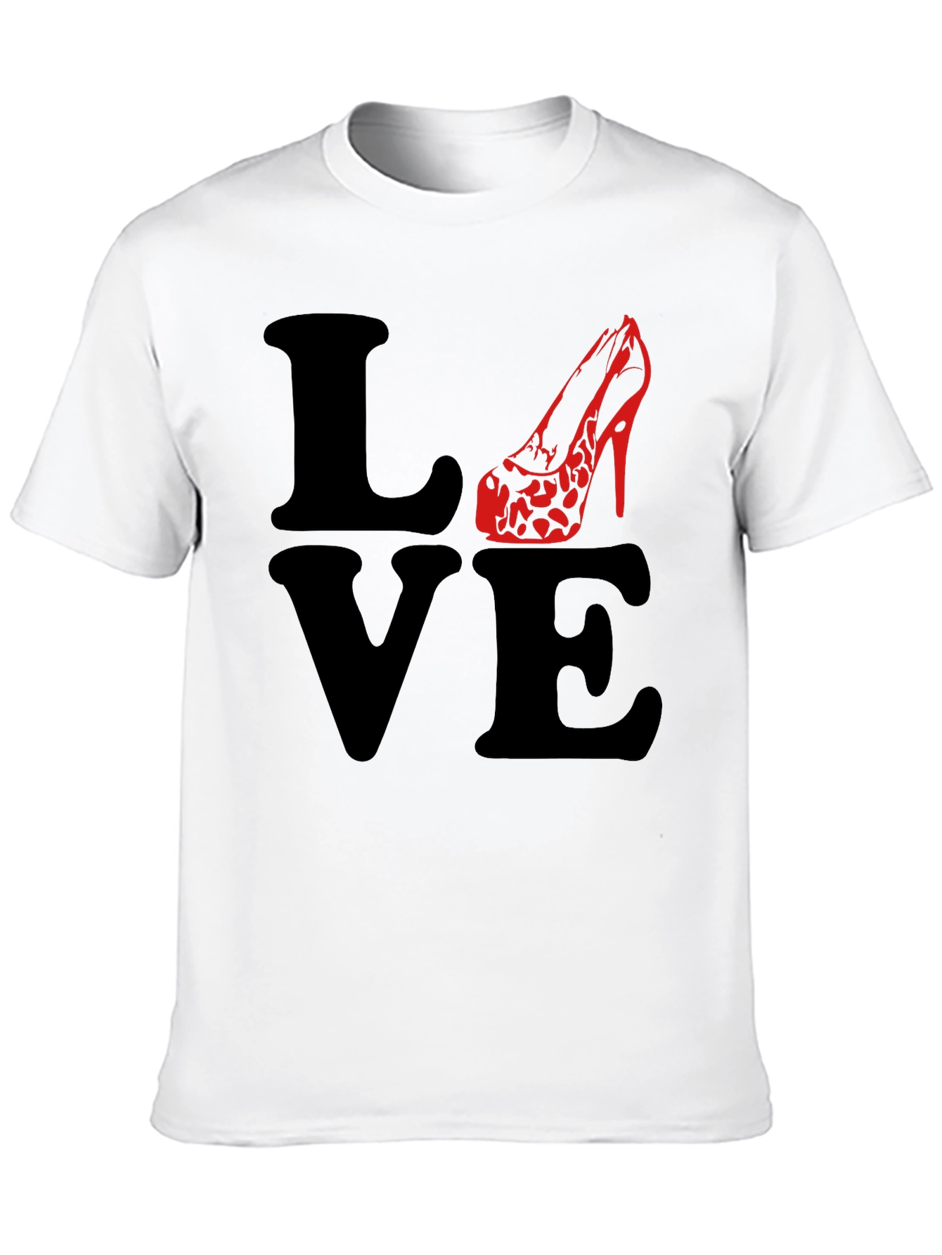 Love High Heel T-Shirt - Black