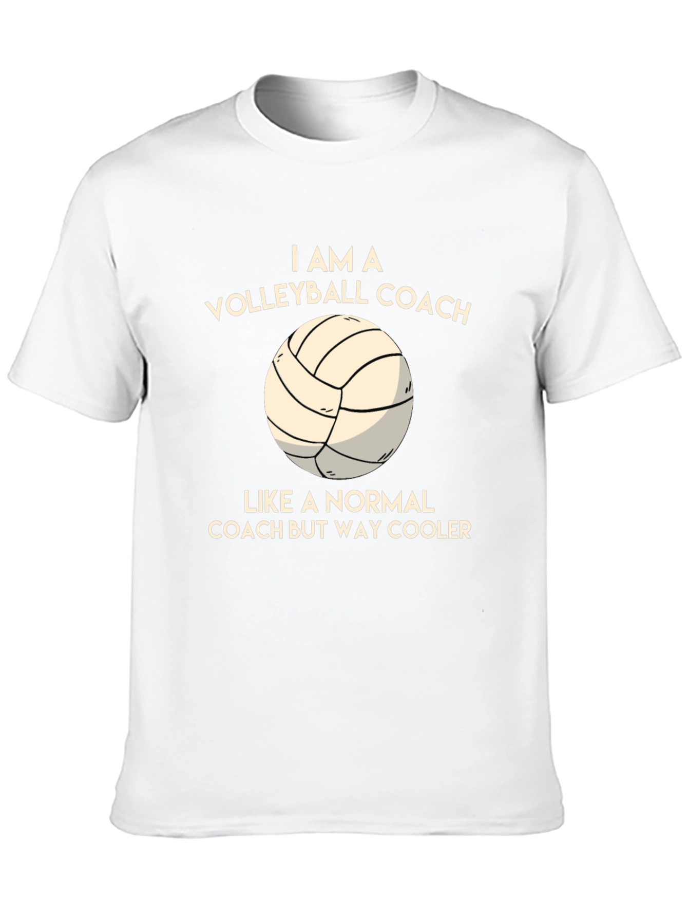 Volleyball Coach Graphic T-Shirt - Cool & Comfortable
