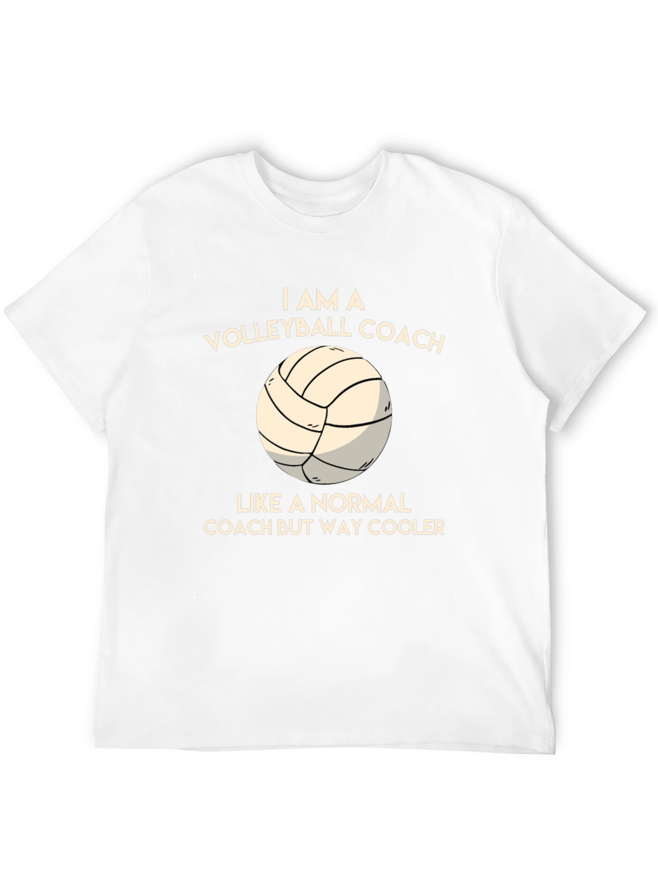 Volleyball Coach Graphic T-Shirt - Cool & Comfortable