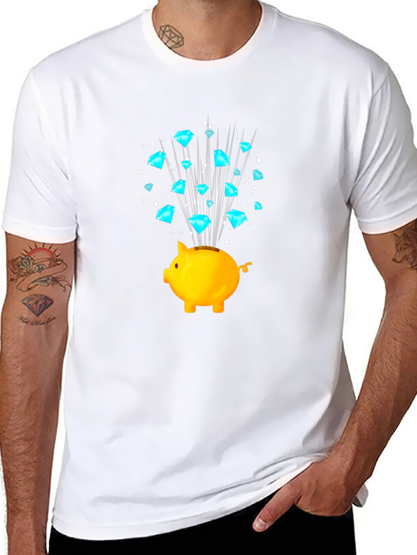Diamond Piggy Bank T-Shirt