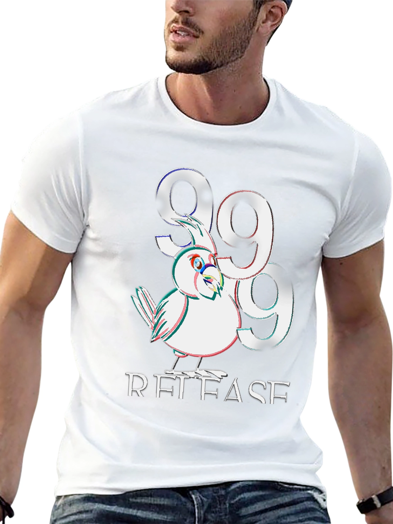 999 Release Bird Graphic Tee - Black