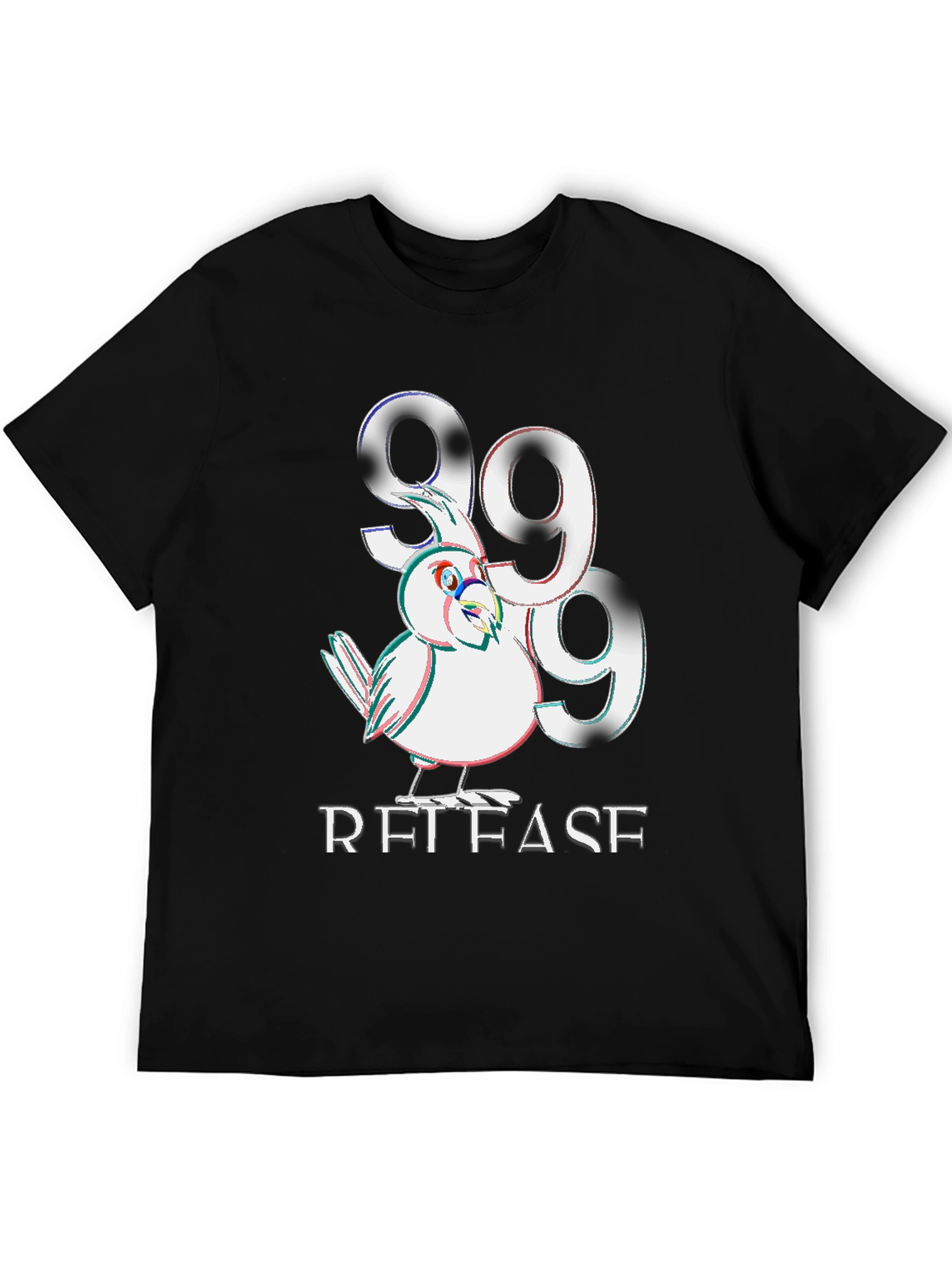 999 Release Bird Graphic Tee - Black