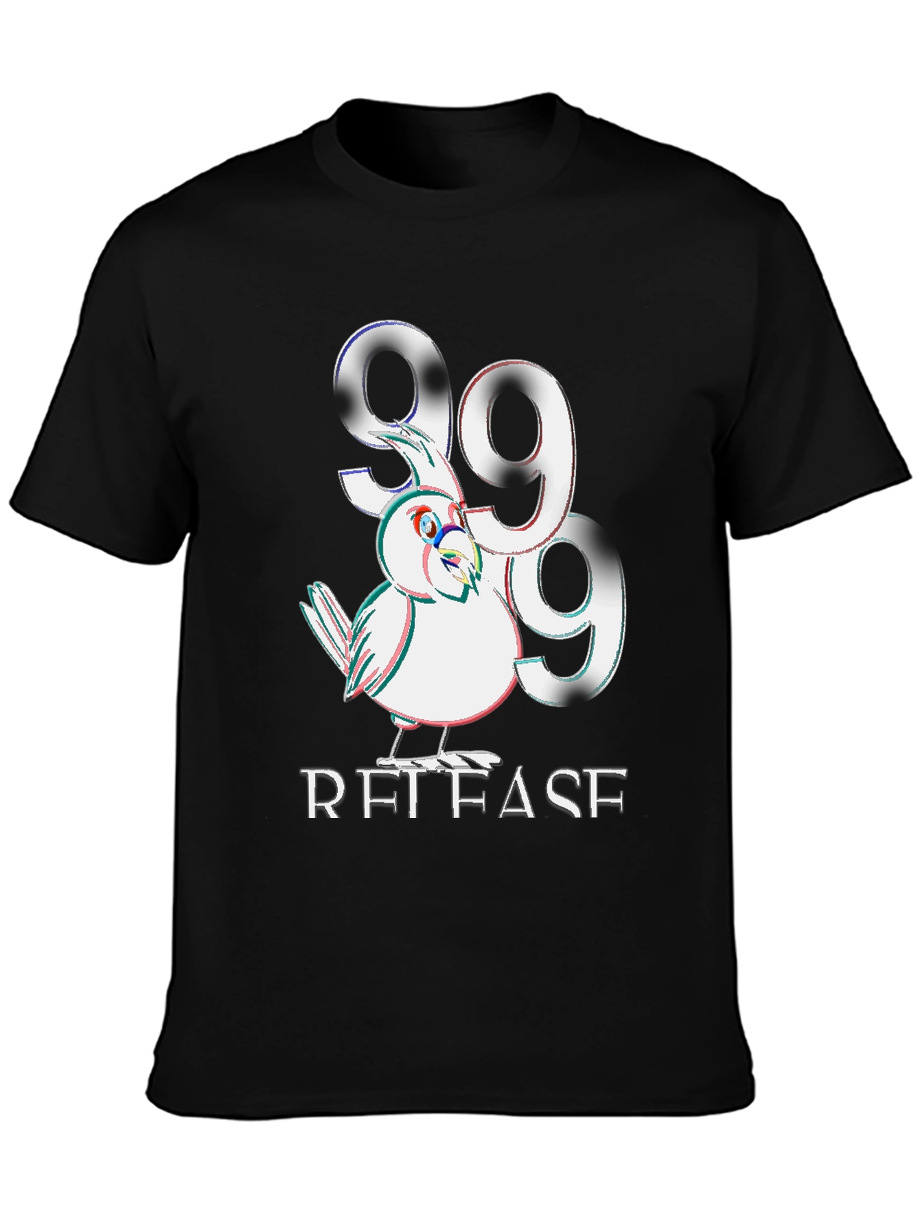 999 Release Bird Graphic Tee - Black