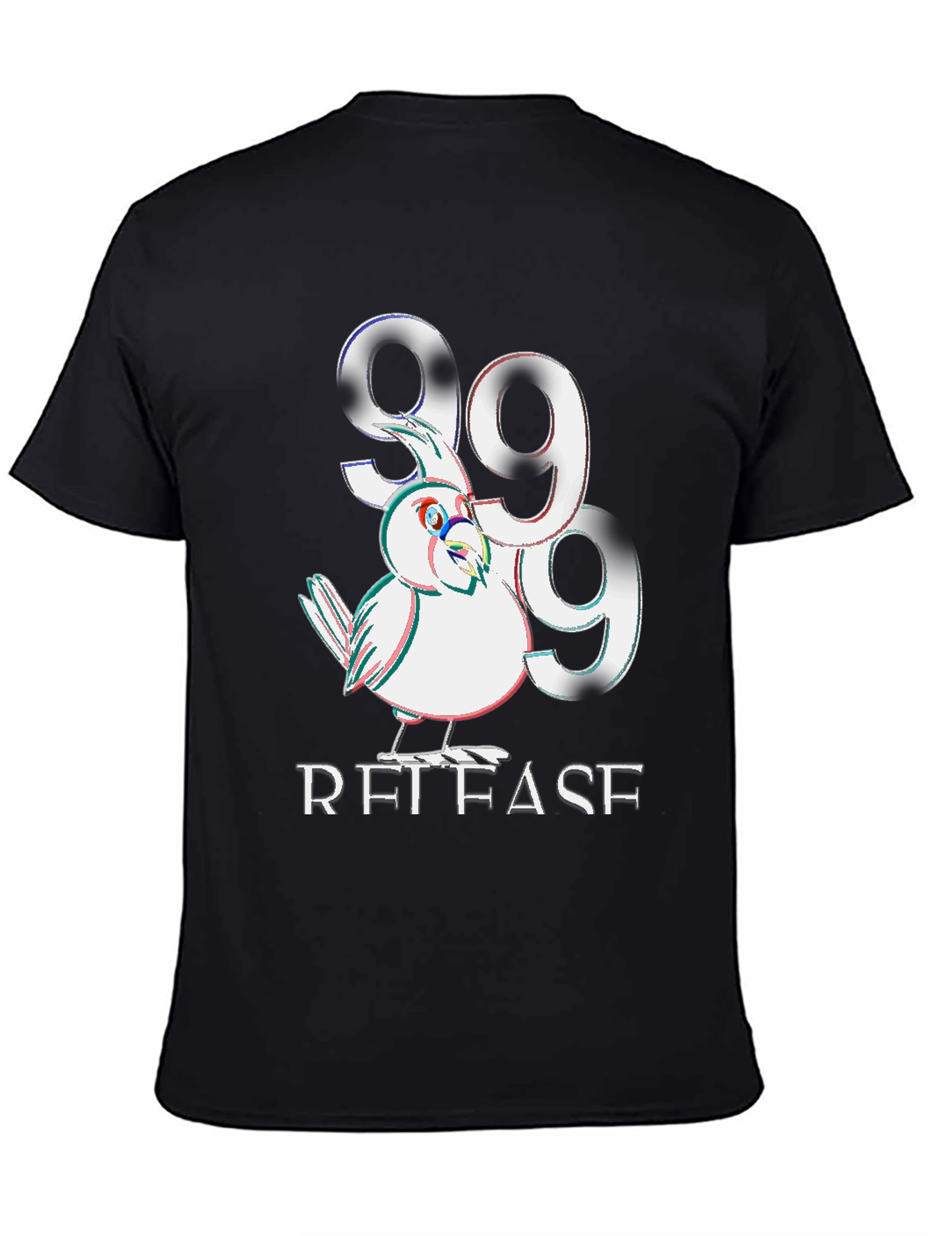 999 Release Bird Graphic Tee - Black