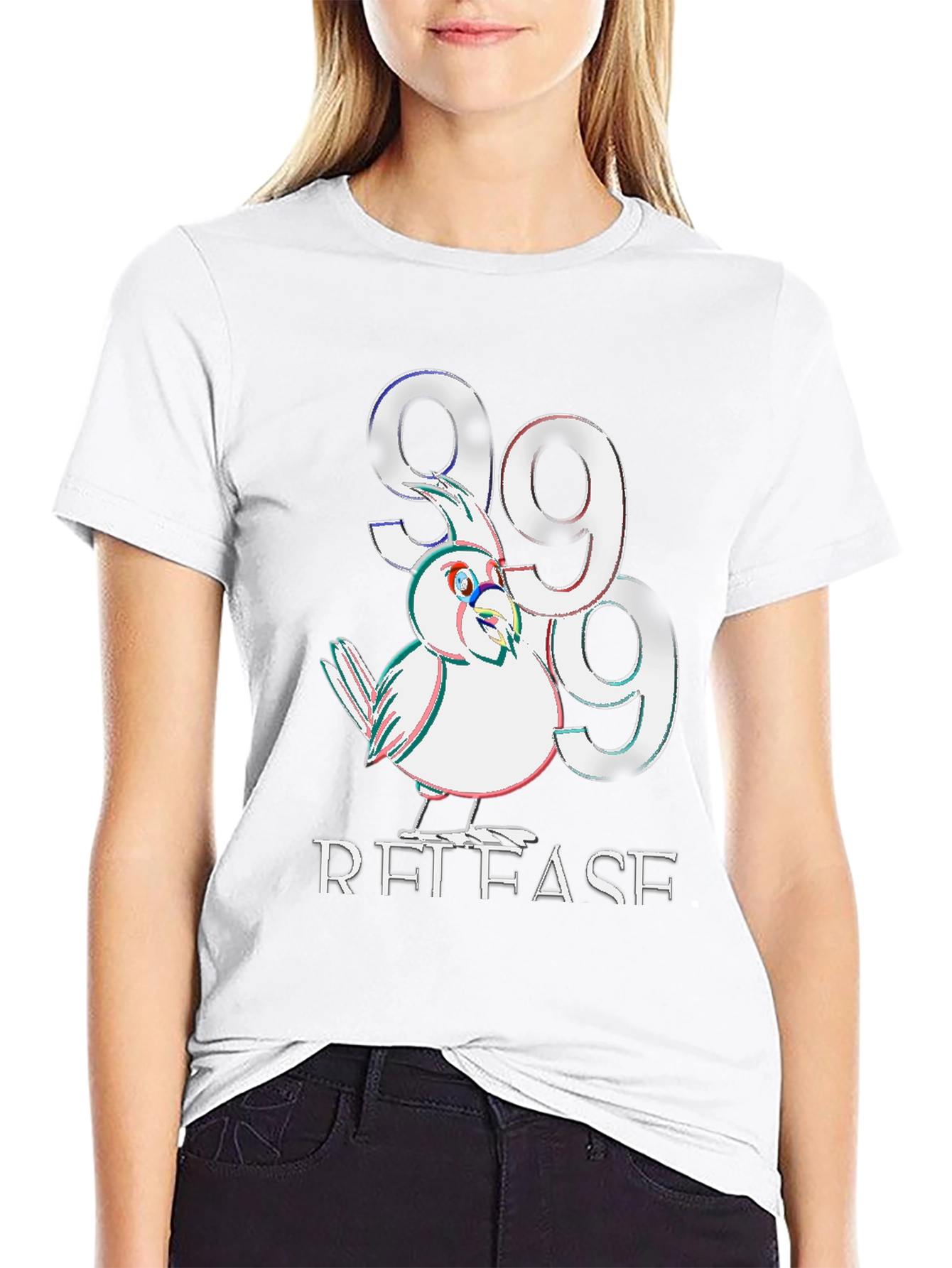 999 Release Bird Graphic Tee - Black