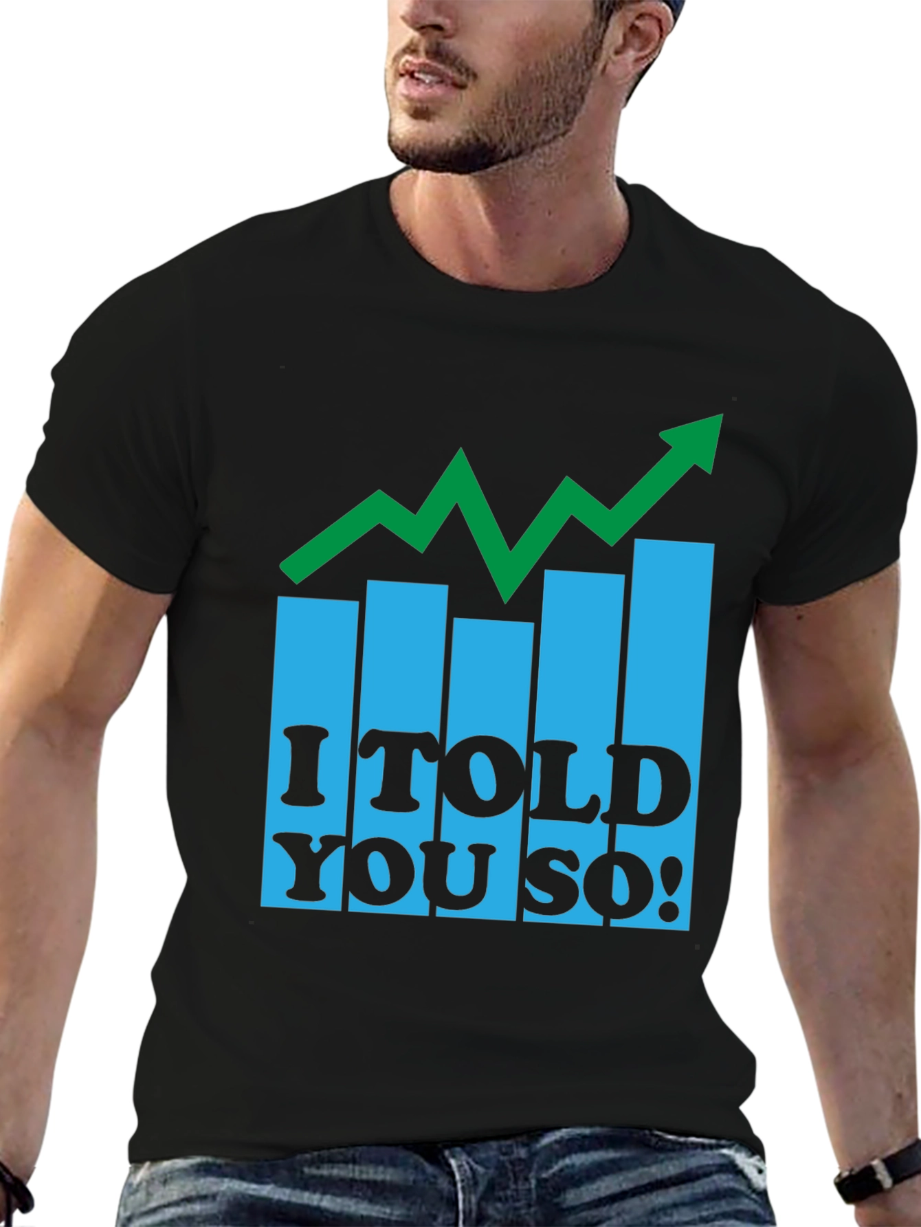 I Told You So! Graphic Tee - Black