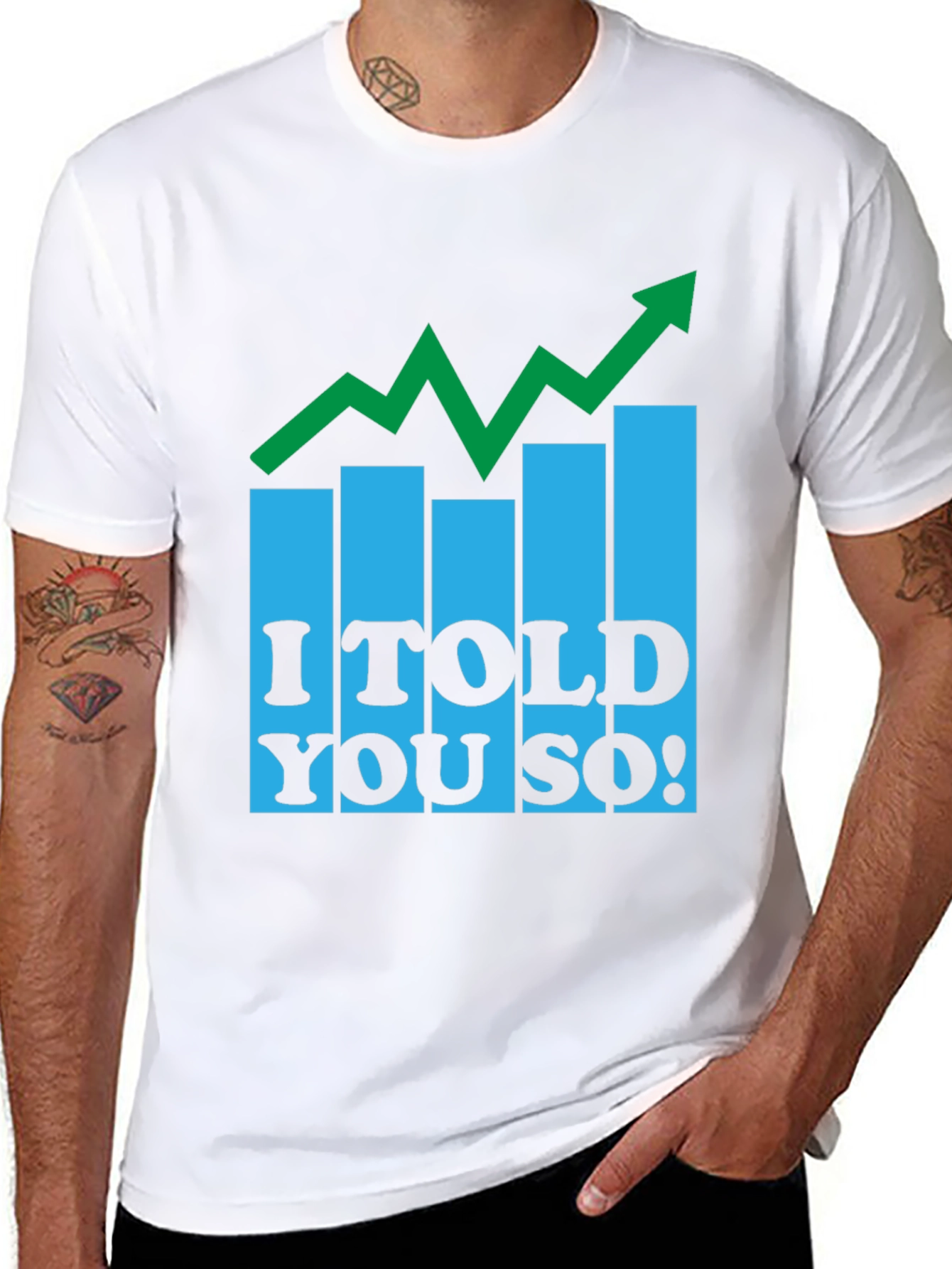 I Told You So! Graphic Tee - Black