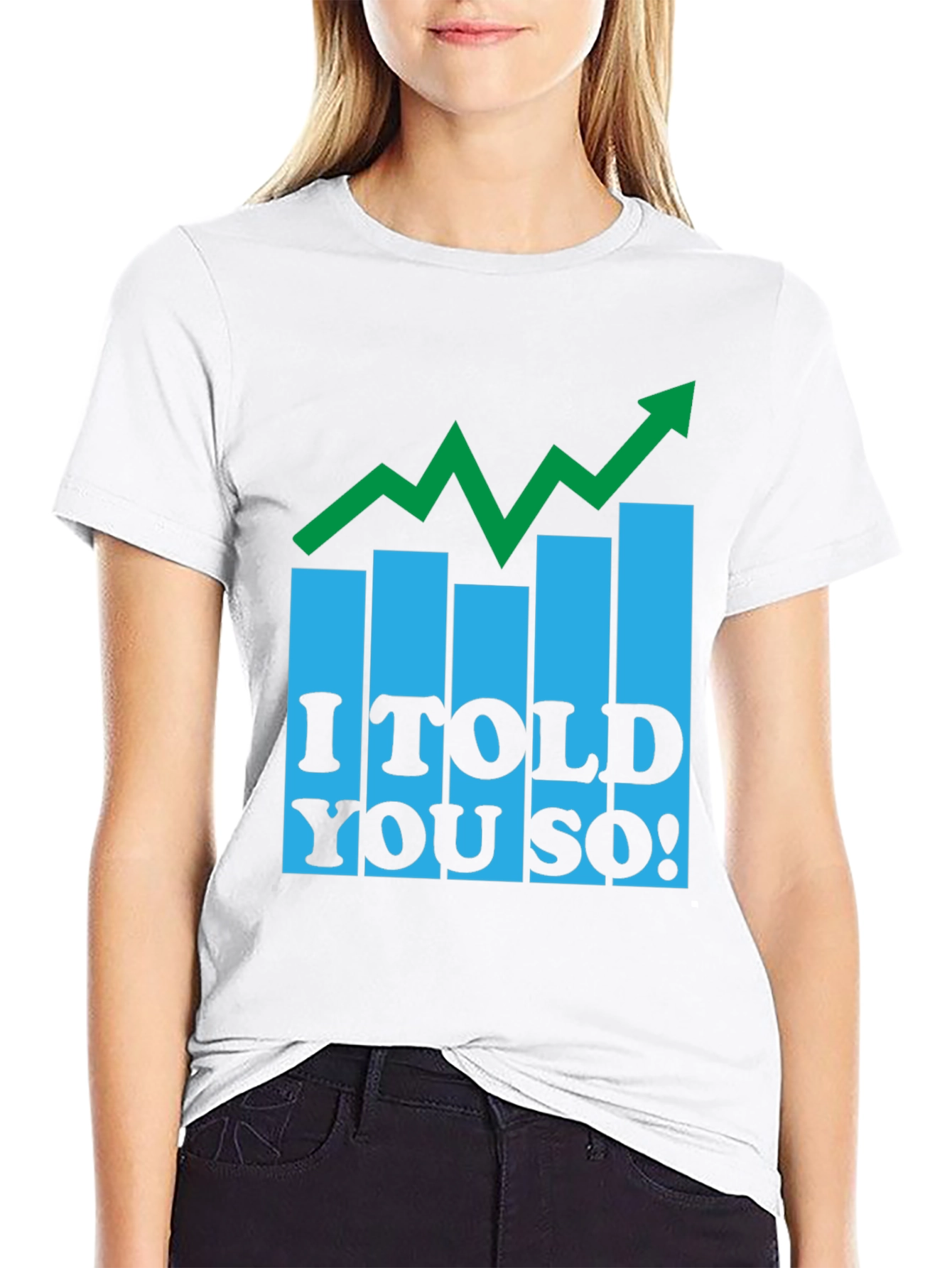 I Told You So! Graphic Tee - Black