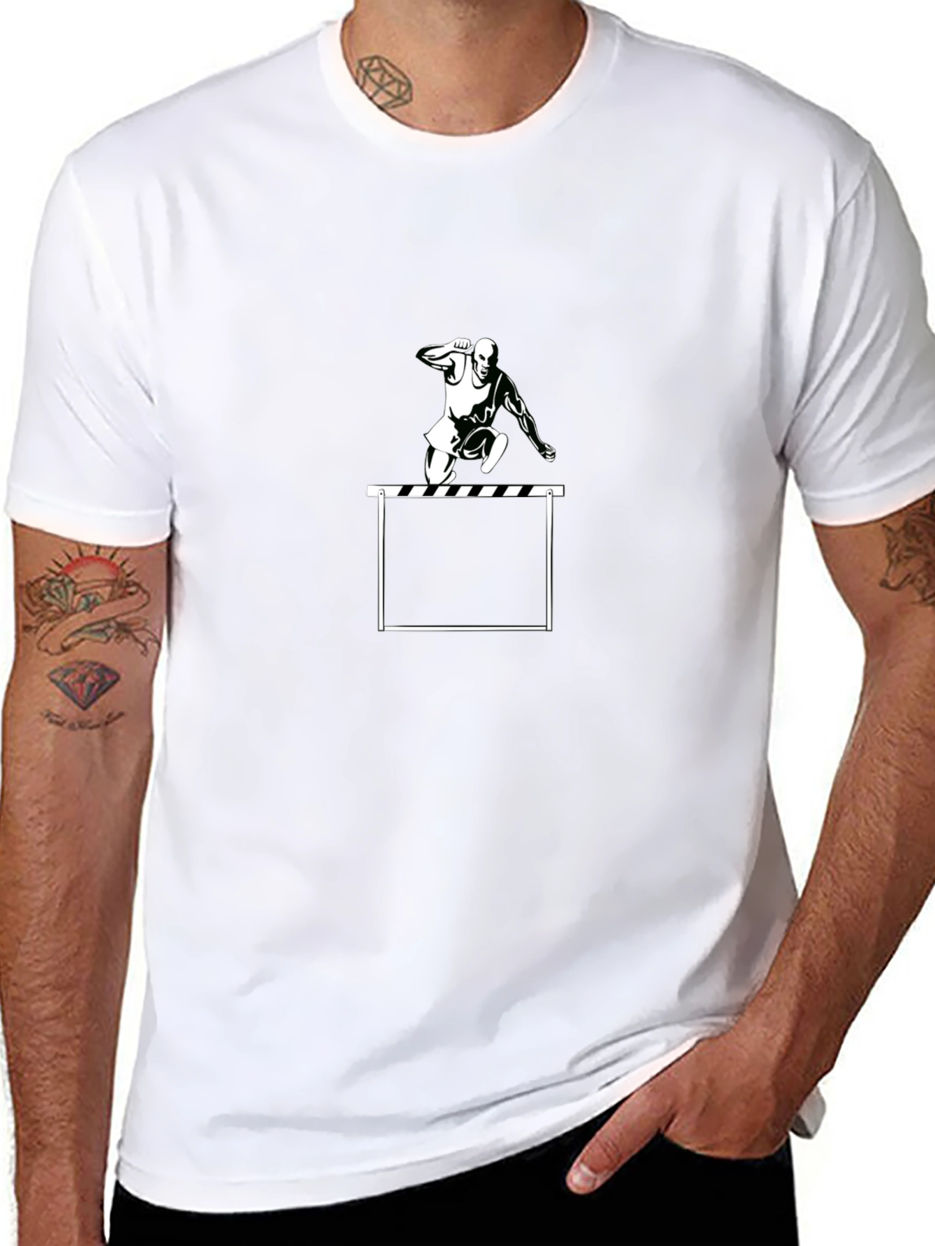 Athletic Hurdle Graphic Tee