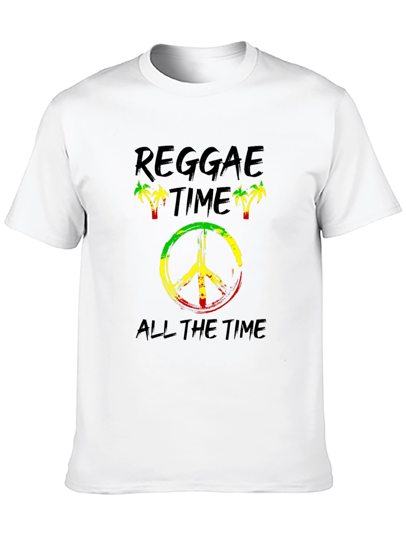 Reggae Time T-Shirt - Rasta Inspired Graphic Tee
