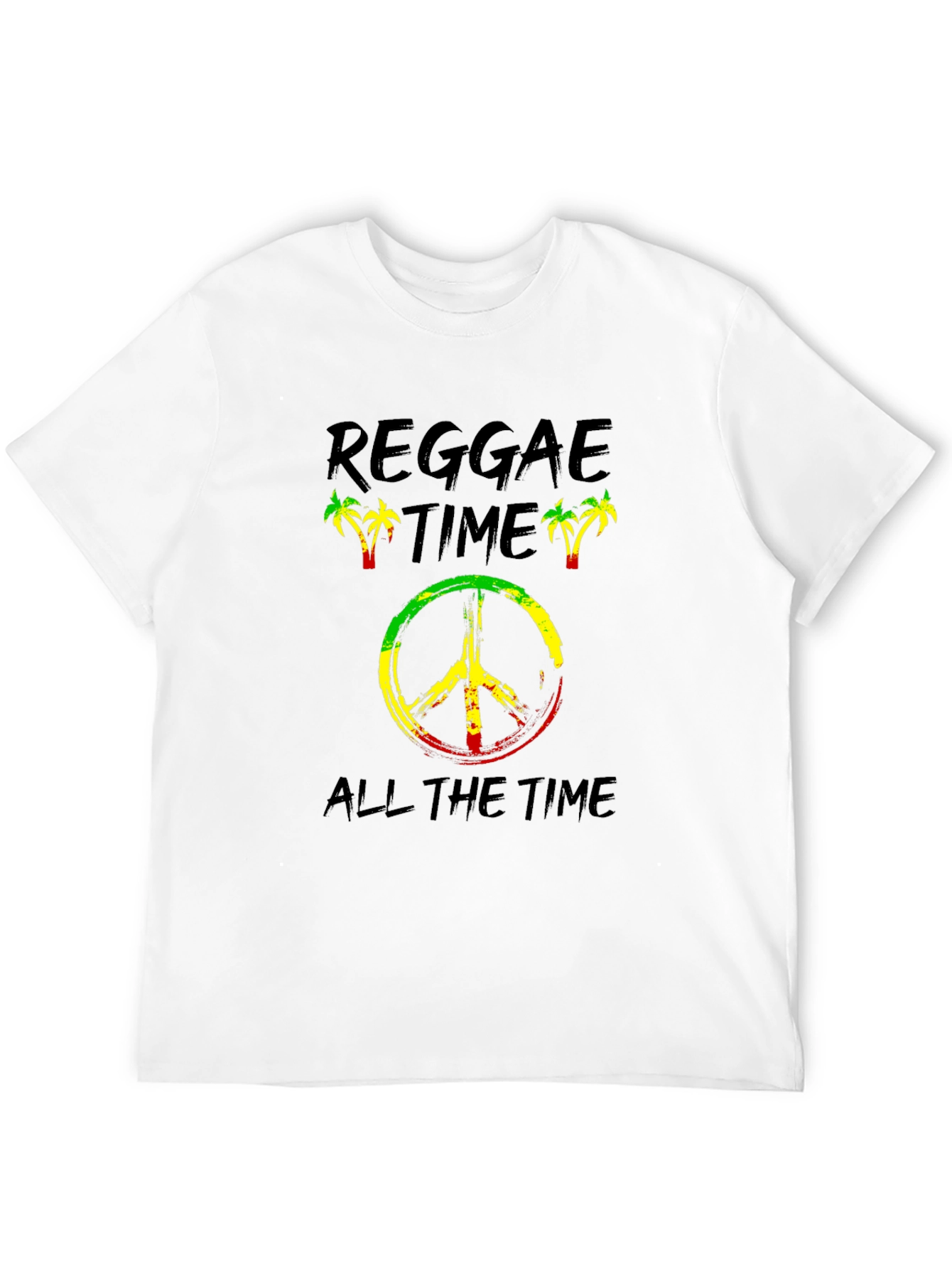 Reggae Time T-Shirt - Rasta Inspired Graphic Tee
