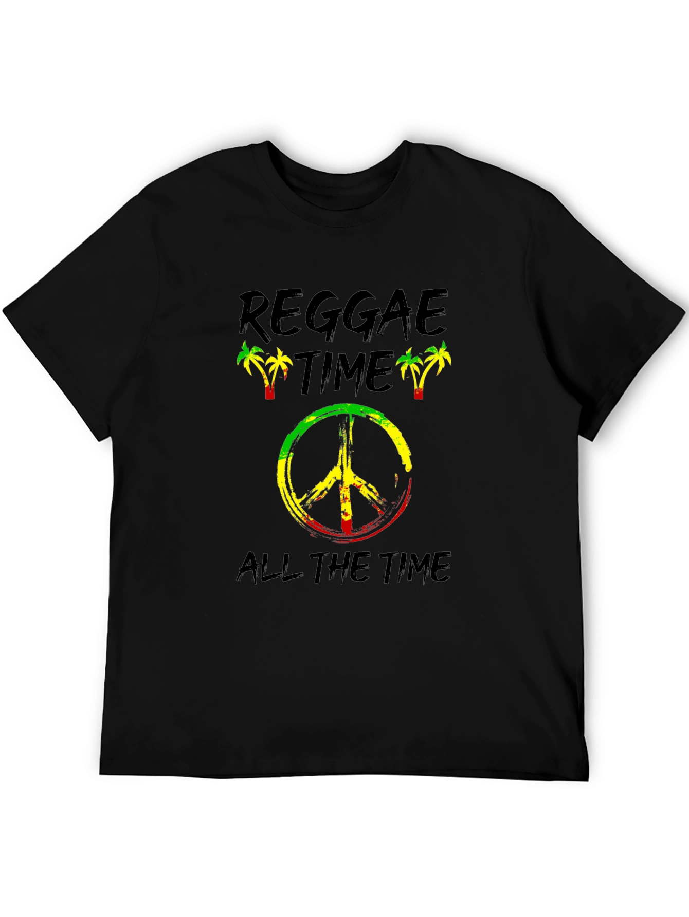 Reggae Time T-Shirt - Rasta Inspired Graphic Tee
