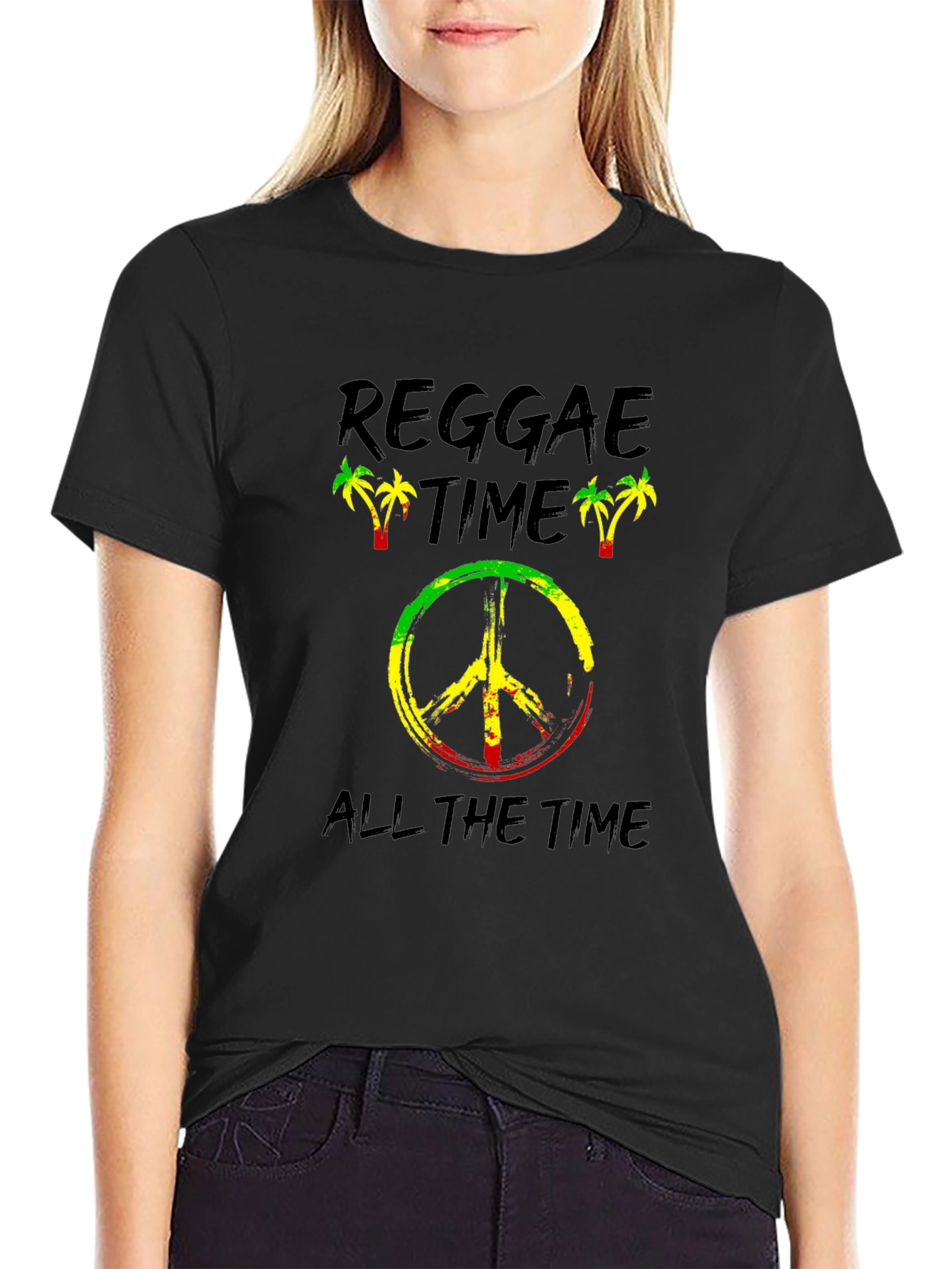 Reggae Time T-Shirt - Rasta Inspired Graphic Tee