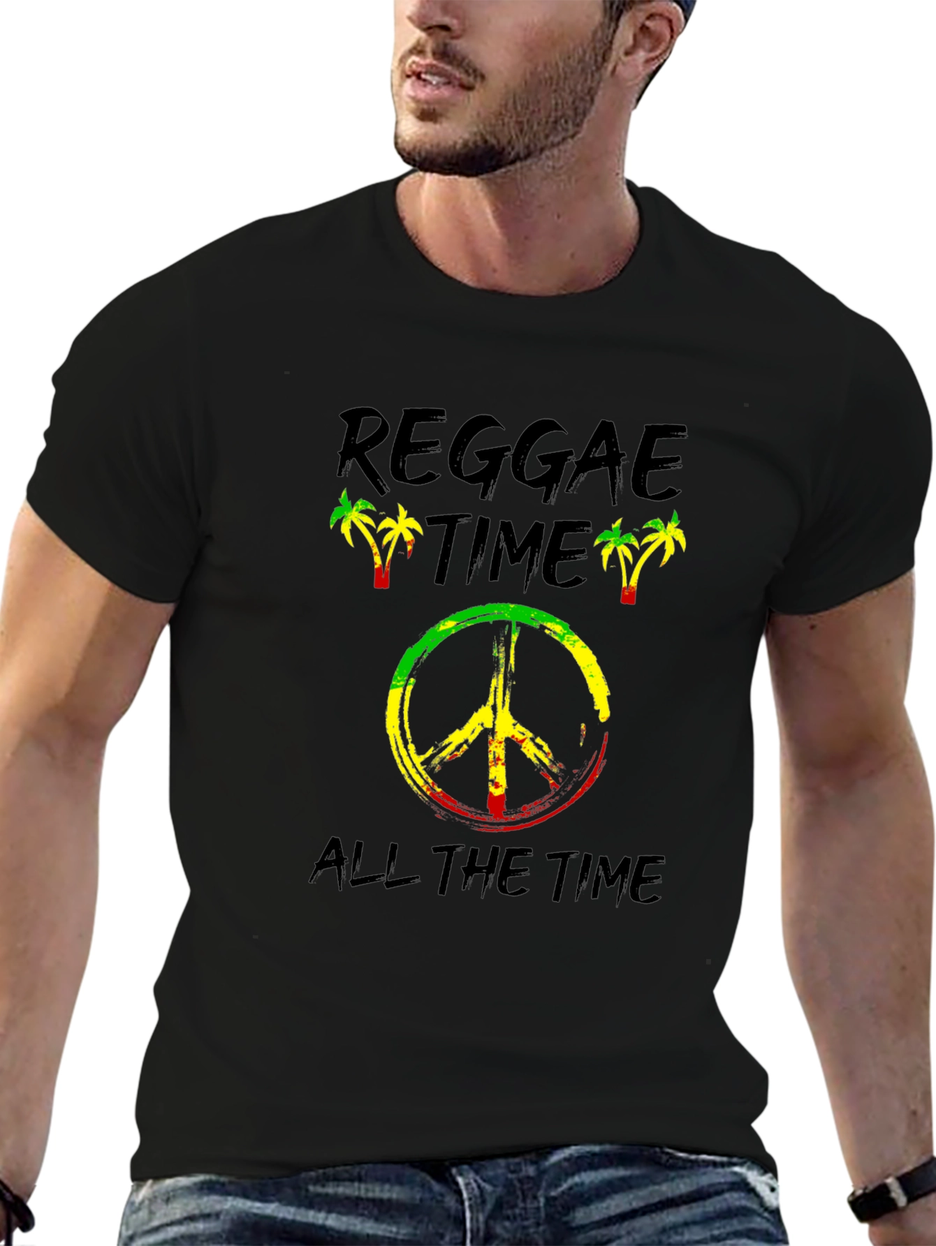 Reggae Time T-Shirt - Rasta Inspired Graphic Tee