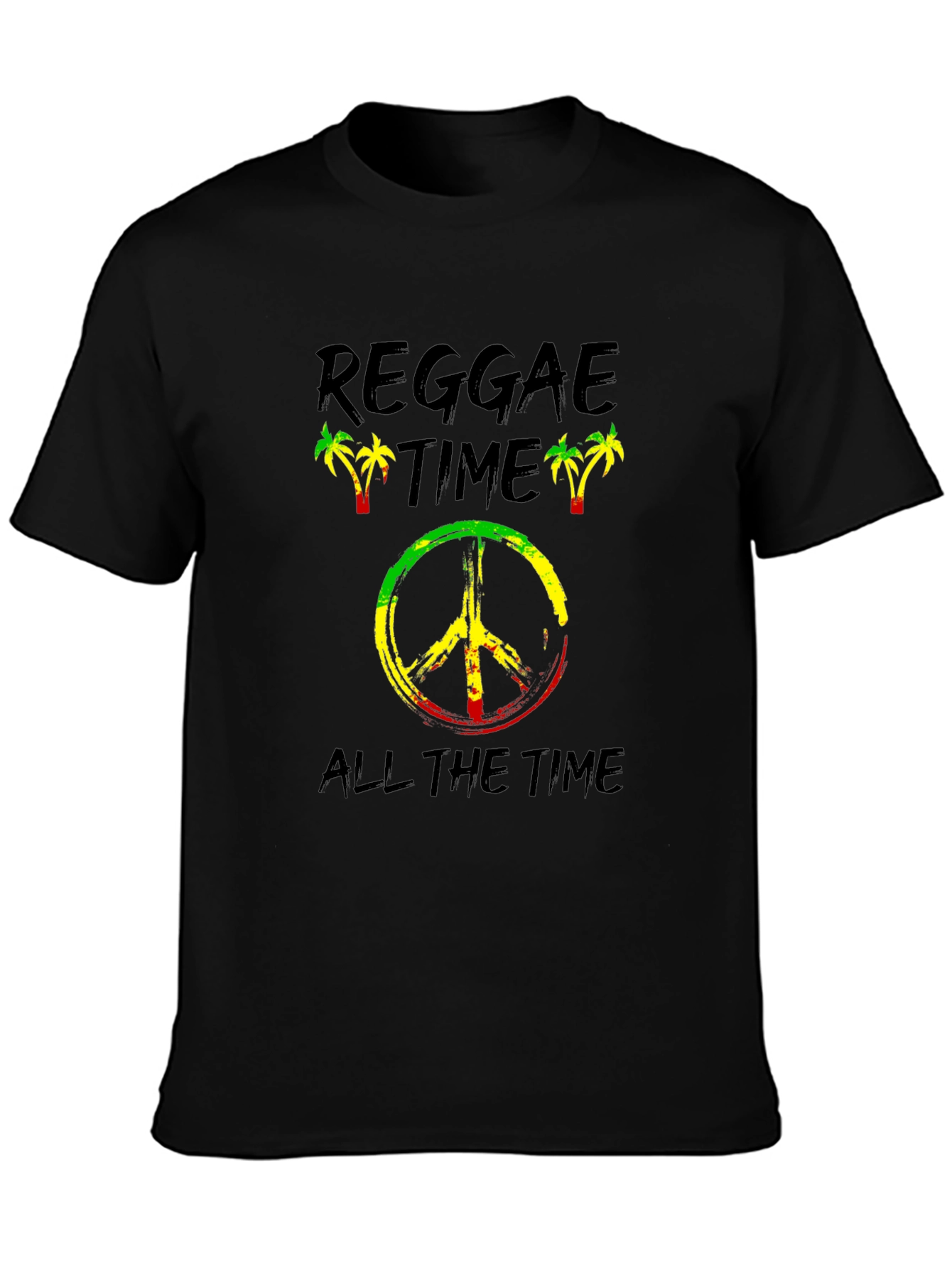 Reggae Time T-Shirt - Rasta Inspired Graphic Tee