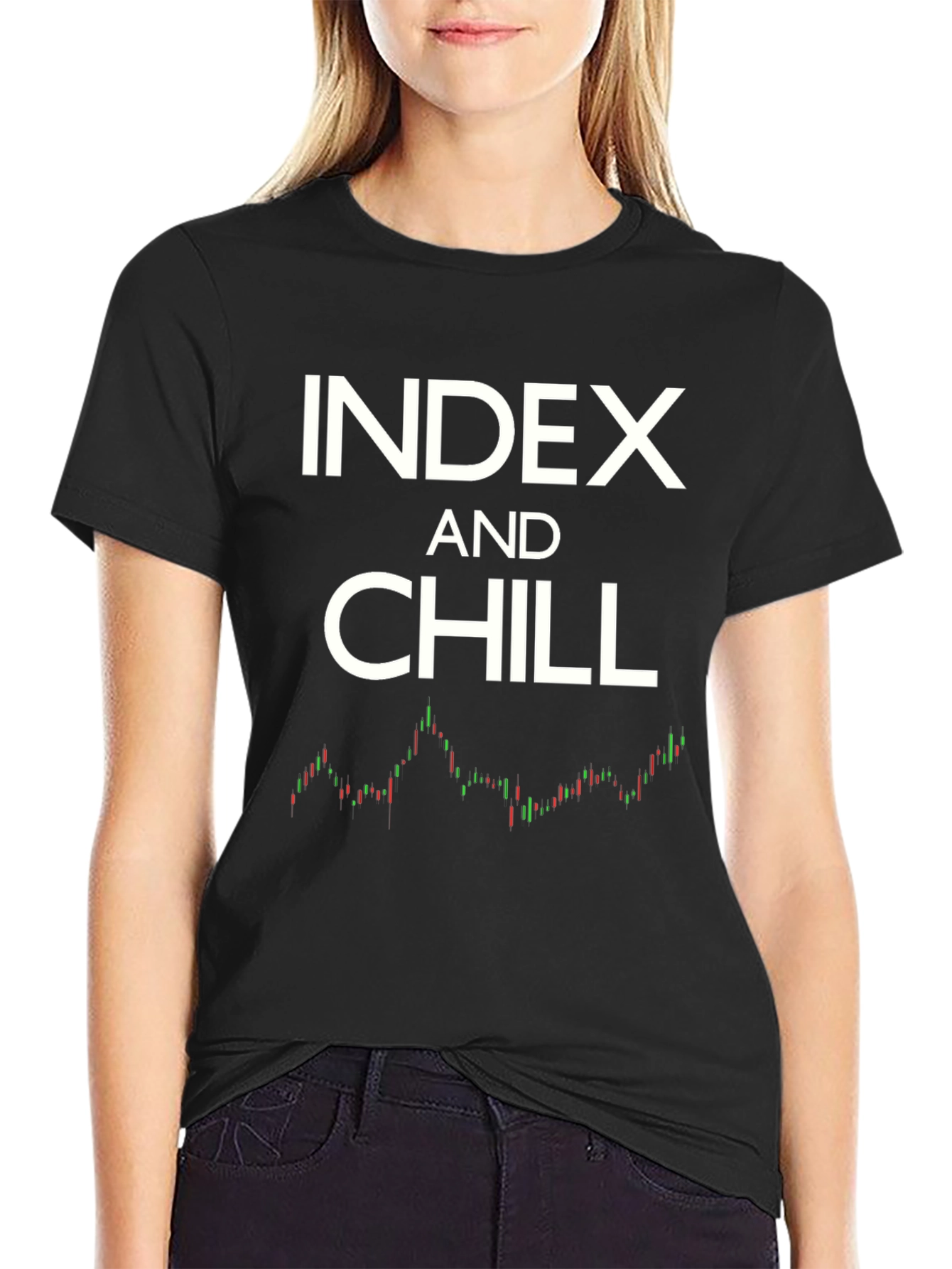 Index and Chill Stock Market T-Shirt