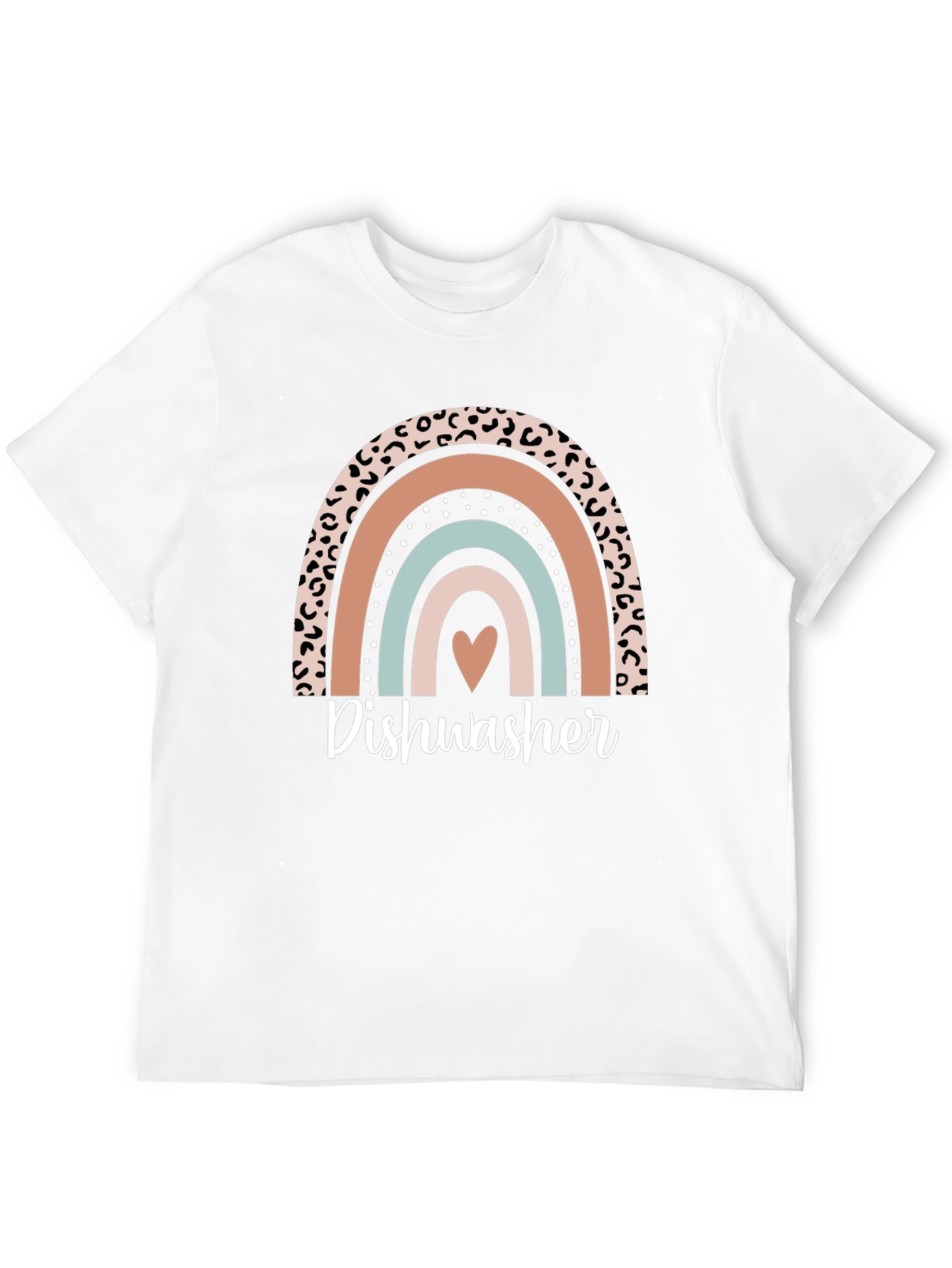Dishwasher Rainbow Graphic T-Shirt