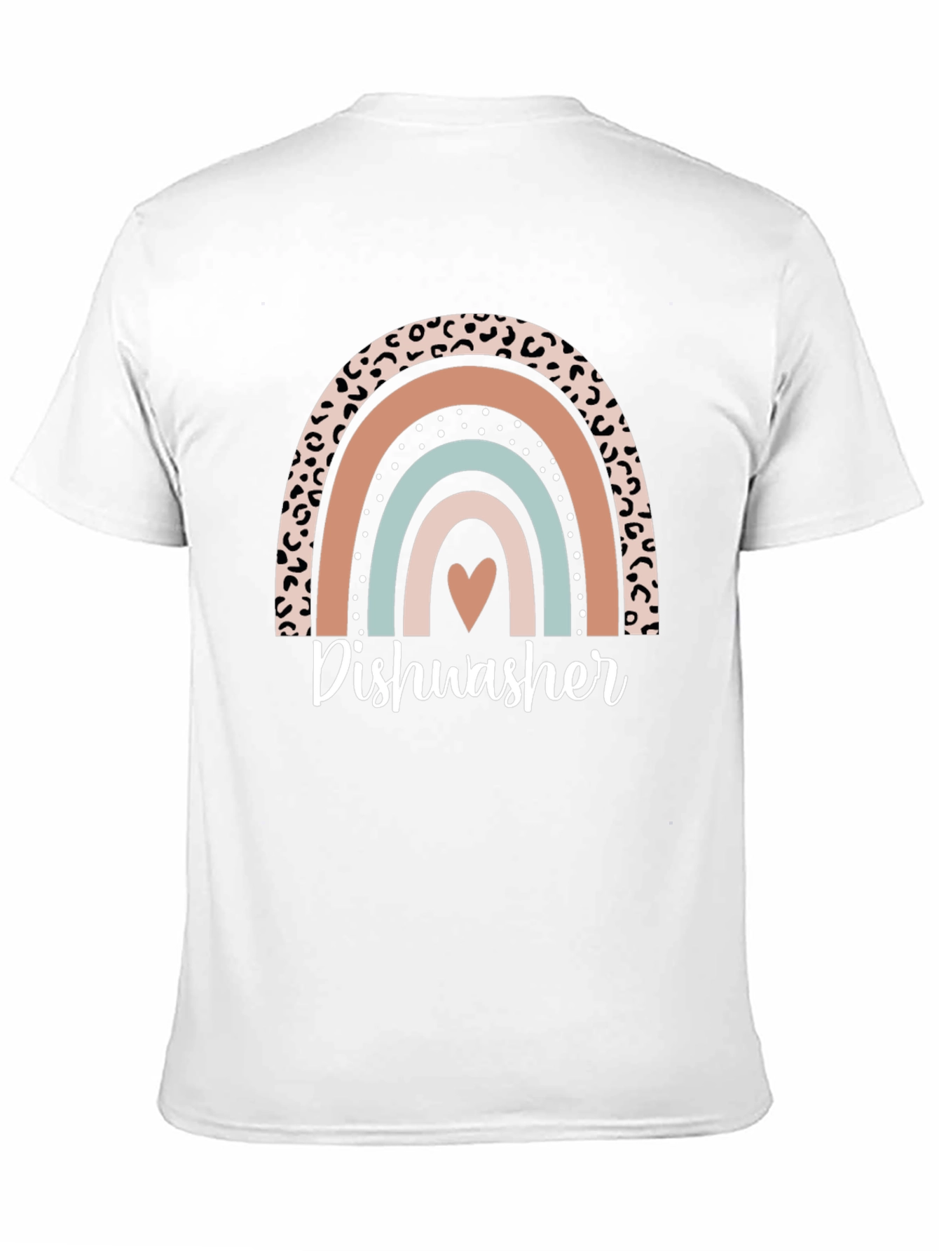 Dishwasher Rainbow Graphic T-Shirt