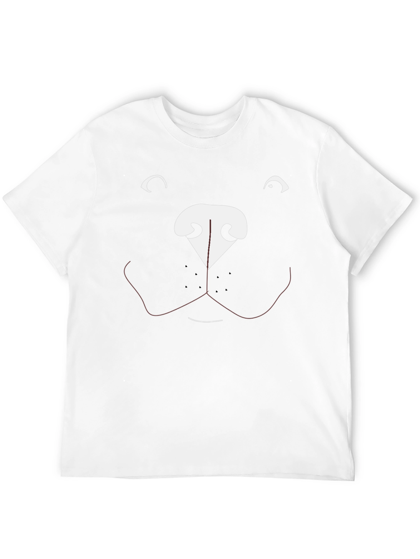Funny Dog Face Graphic T-Shirt