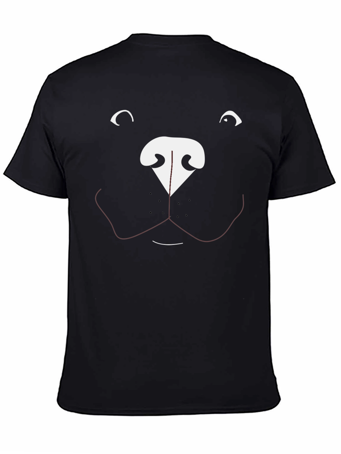 Funny Dog Face Graphic T-Shirt