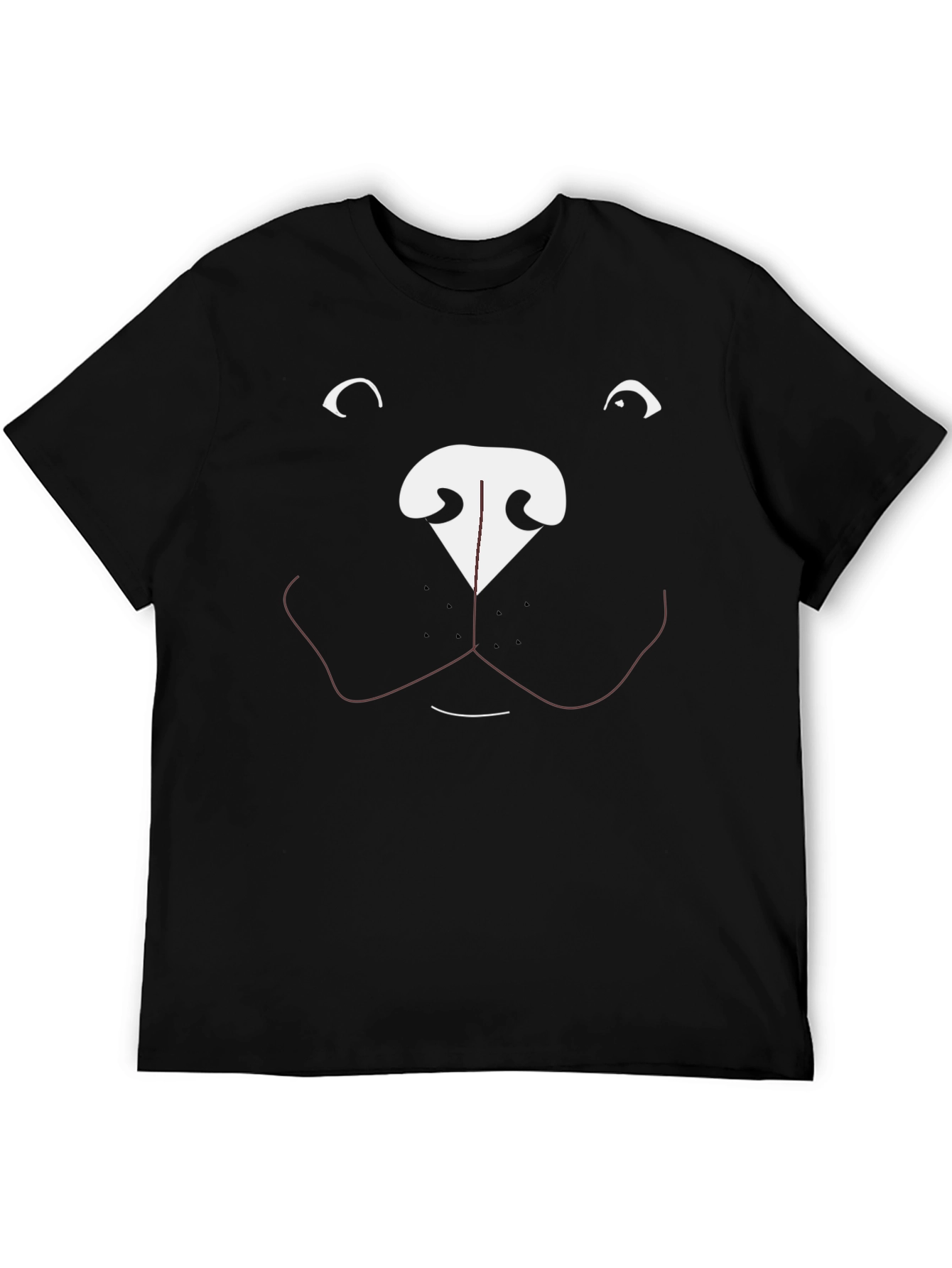 Funny Dog Face Graphic T-Shirt