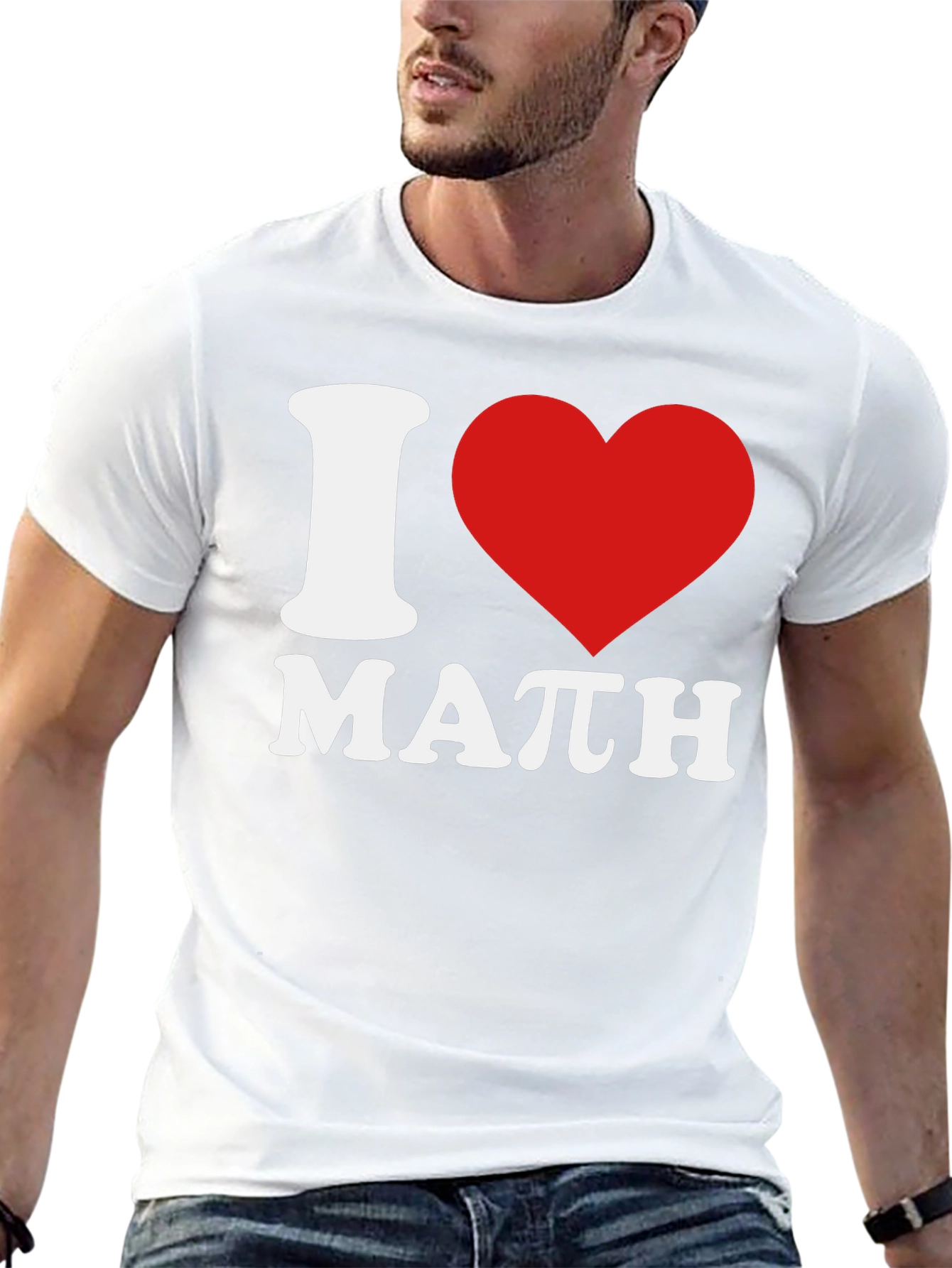 I Love Math Black T-Shirt
