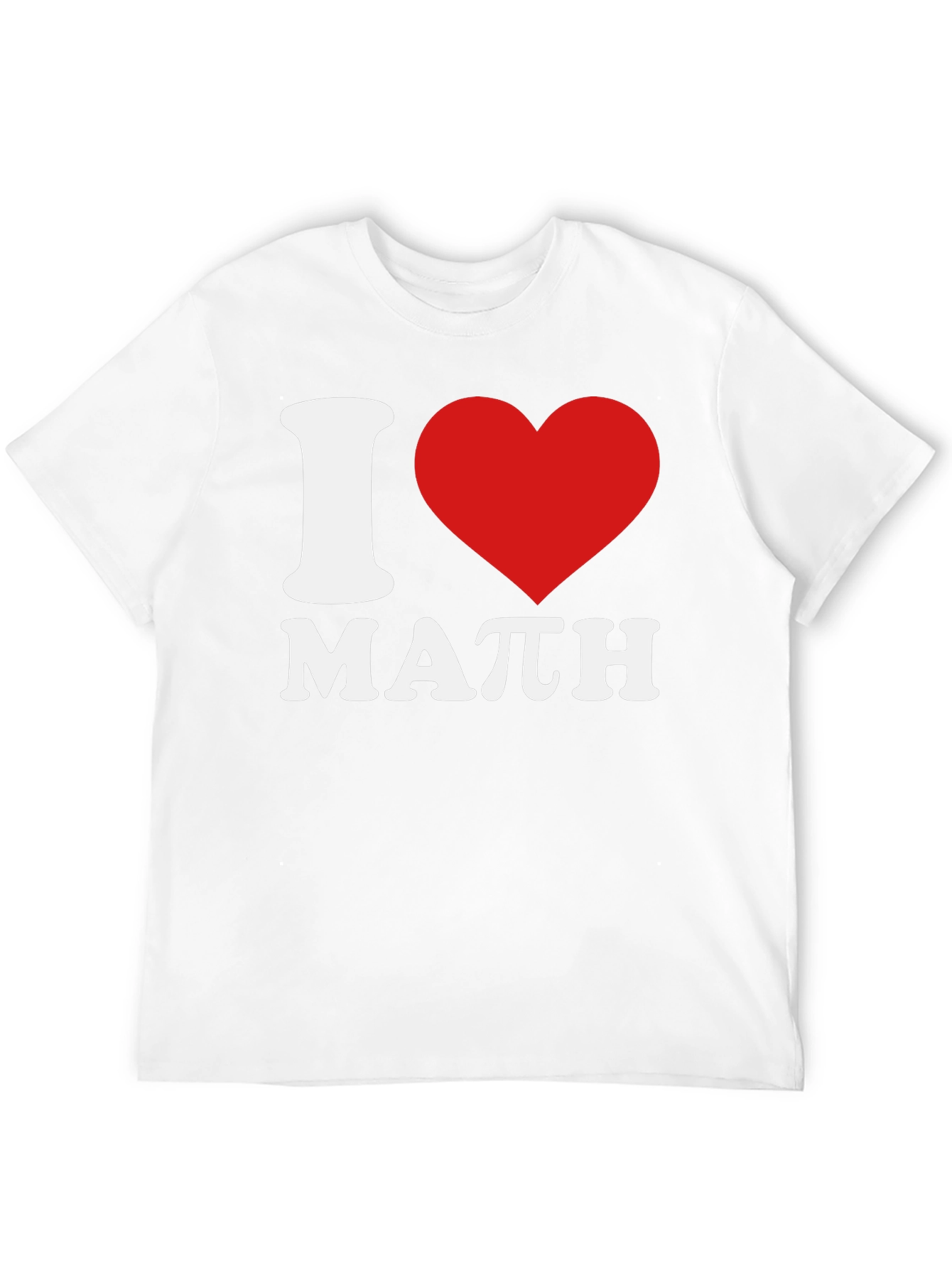 I Love Math Black T-Shirt