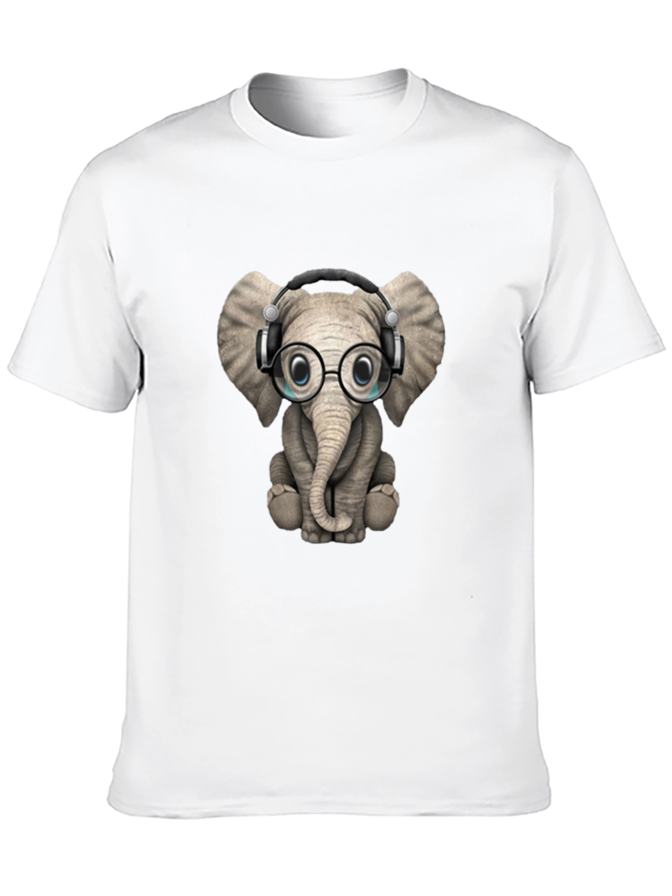 Elephant Wearing Glasses T-Shirt - Unisex