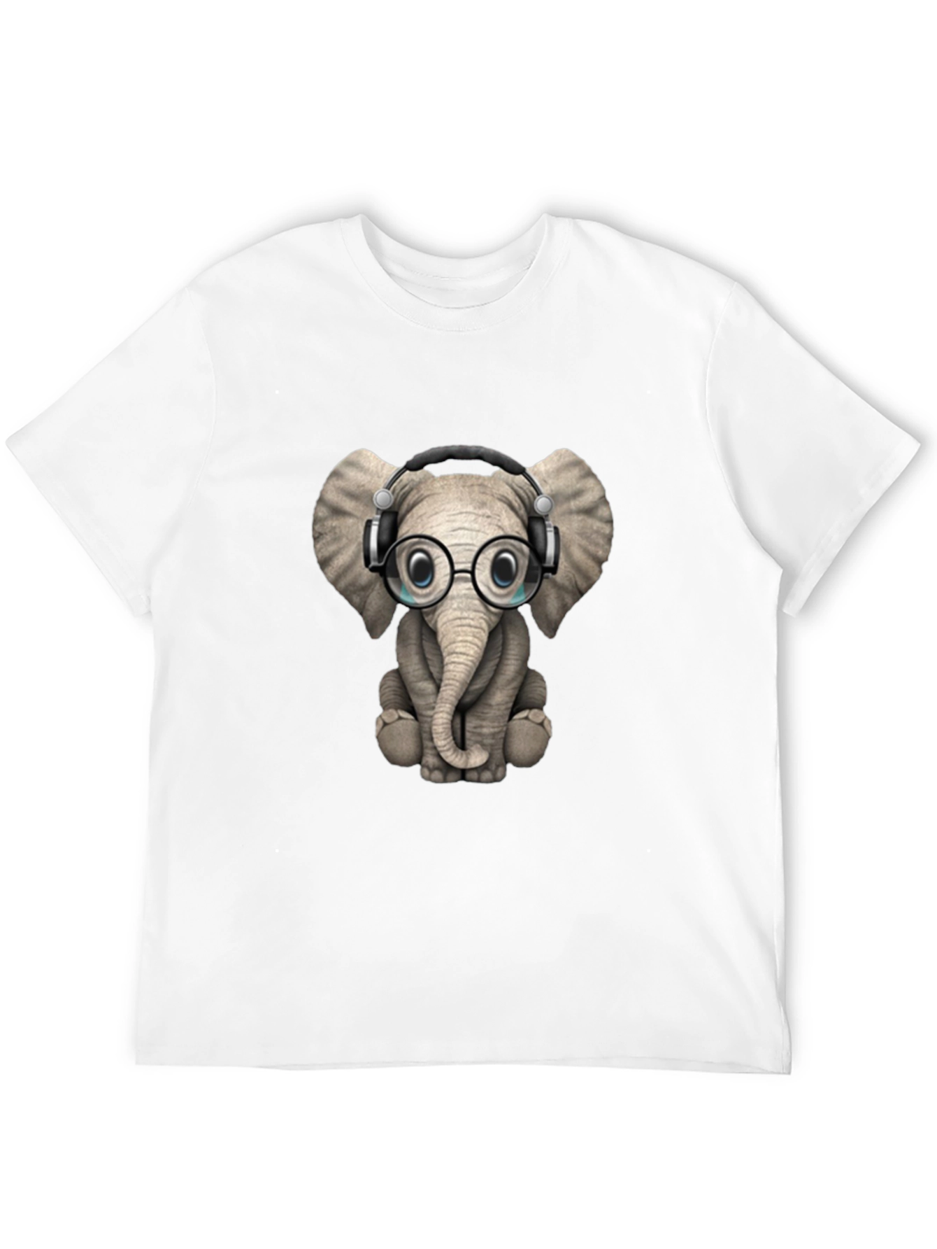 Elephant Wearing Glasses T-Shirt - Unisex