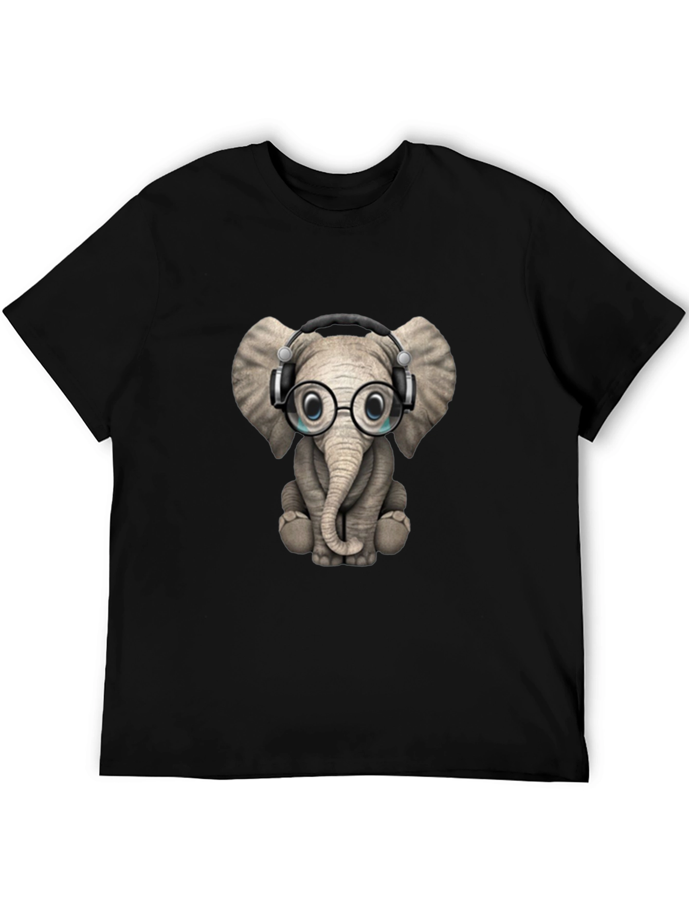 Elephant Wearing Glasses T-Shirt - Unisex