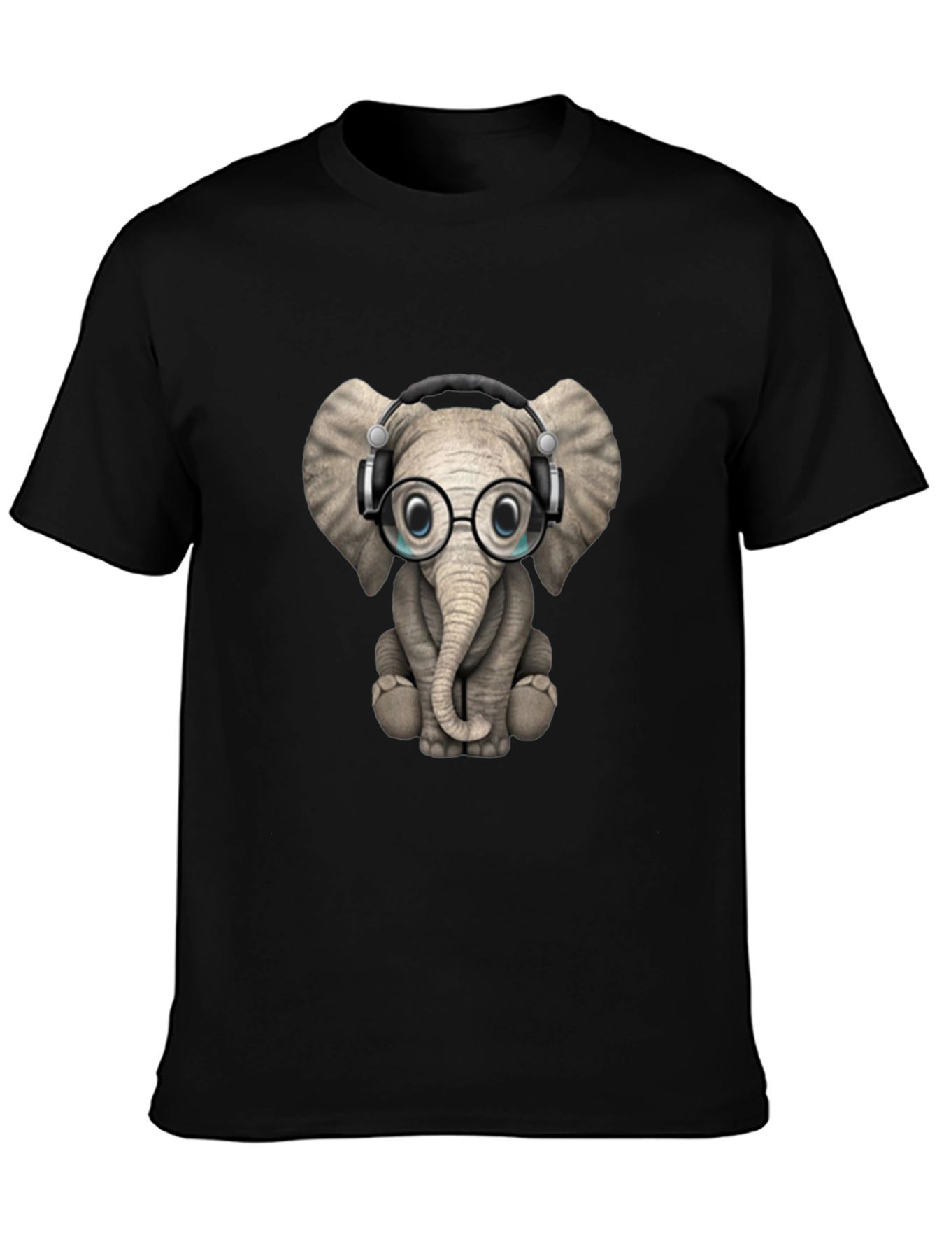 Elephant Wearing Glasses T-Shirt - Unisex