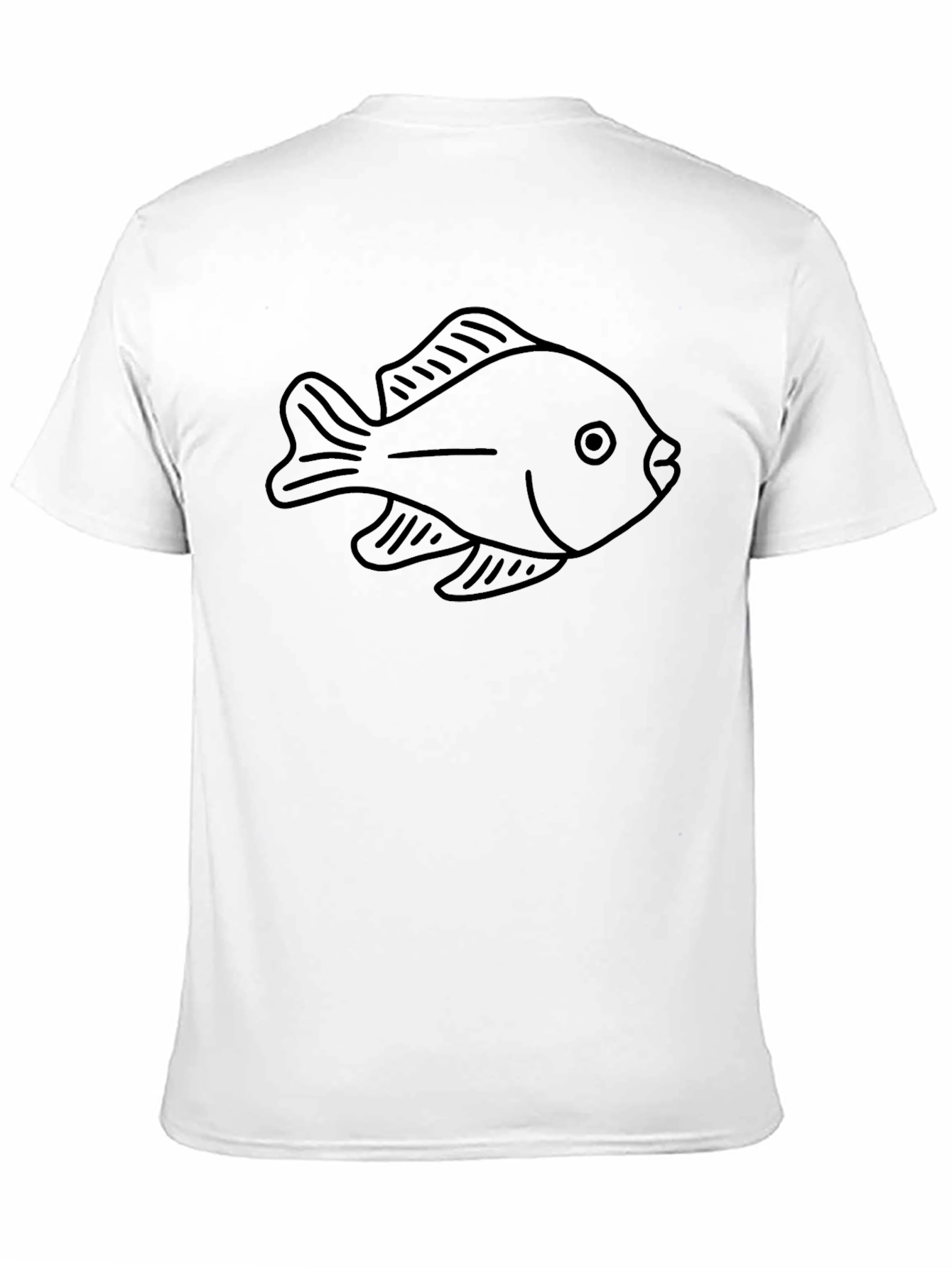 Black Fish Graphic Tee - Casual Comfort