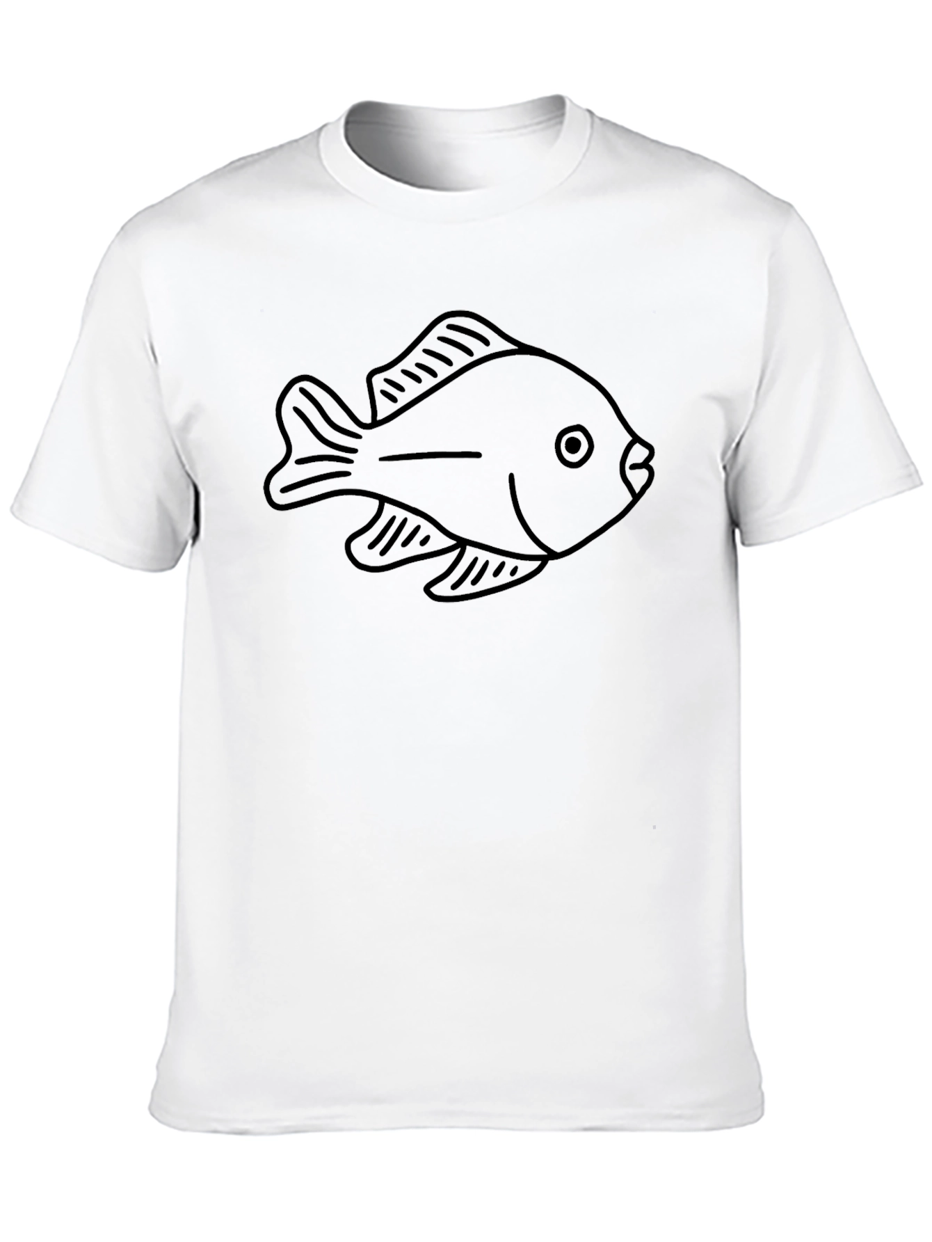 Black Fish Graphic Tee - Casual Comfort