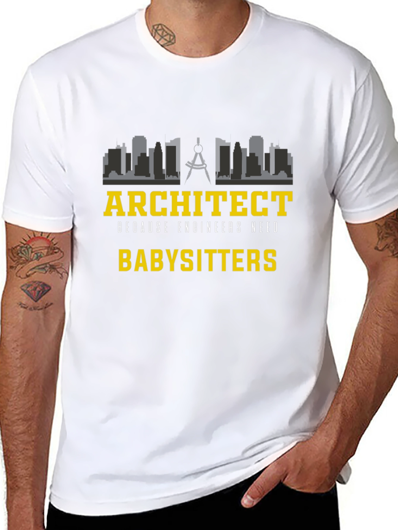 Architect Babysitter Graphic T-Shirt