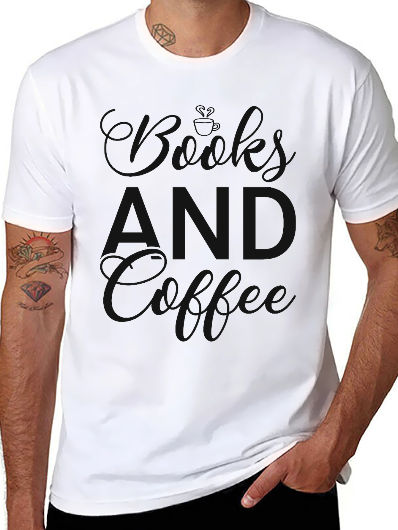 Mens Basic Black T-Shirt