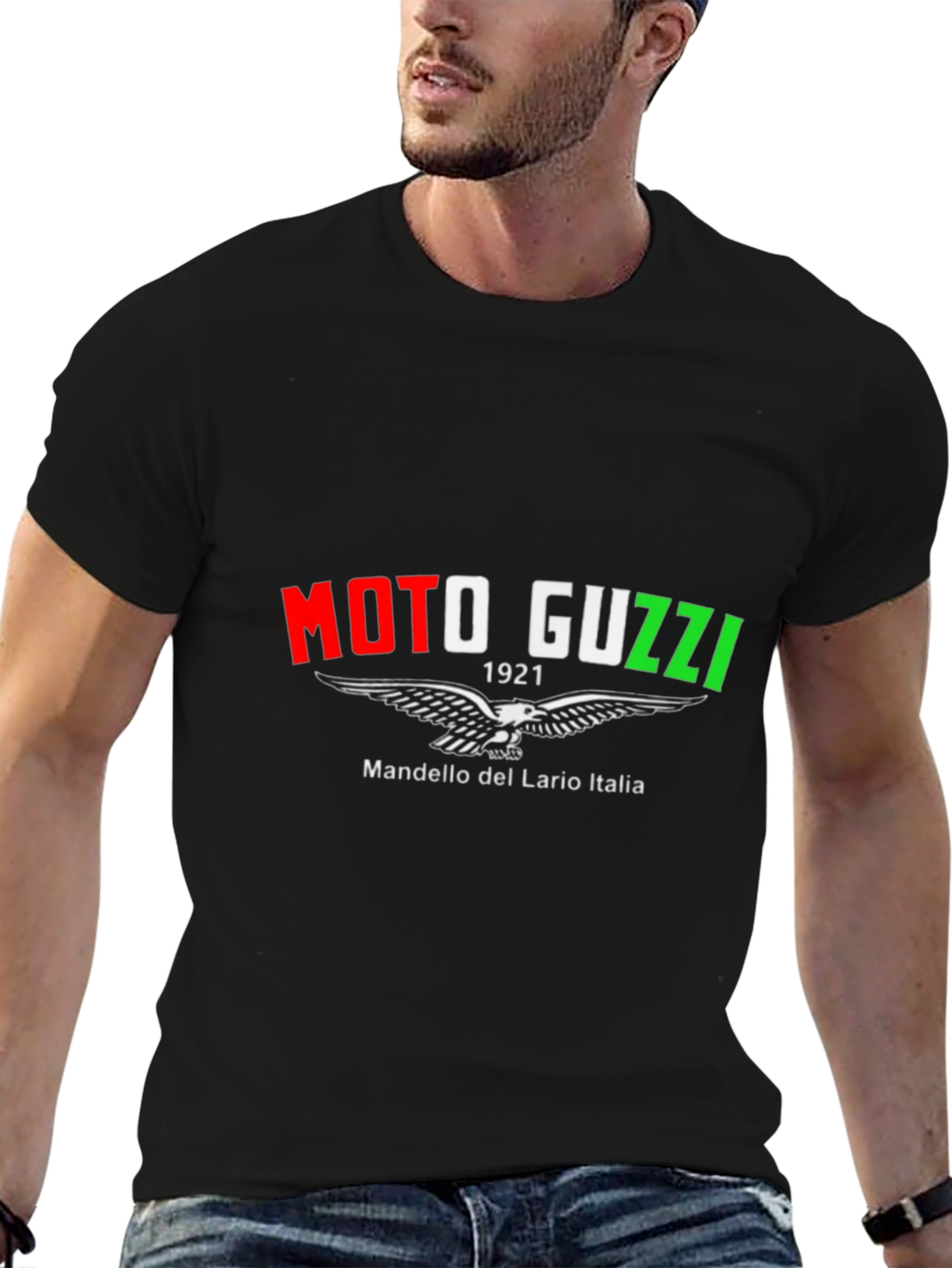 Moto Guzzi 1921 Black T-Shirt