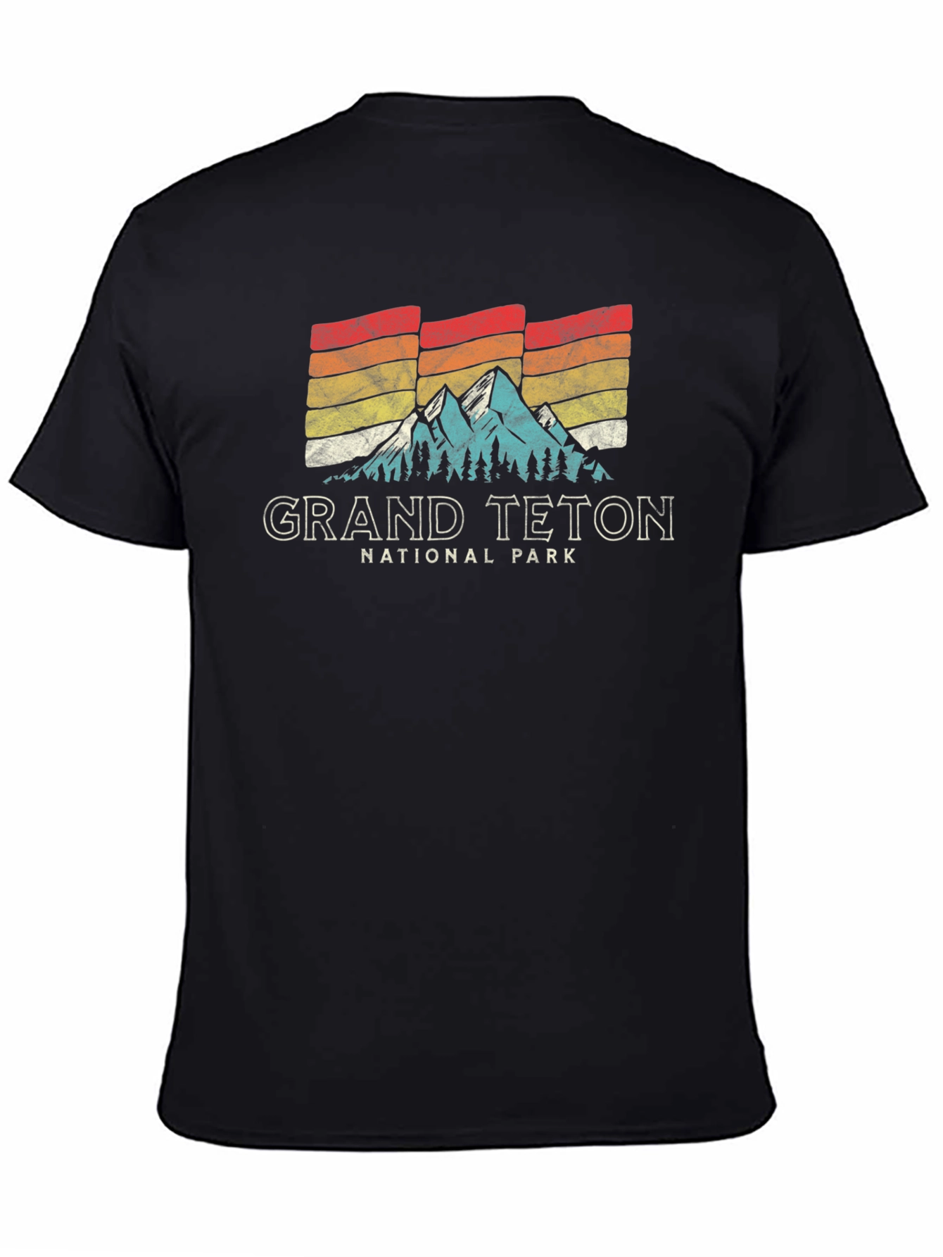 Grand Teton National Park Retro T-Shirt