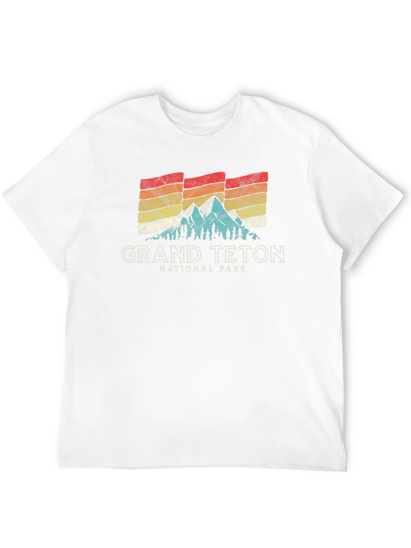 Grand Teton National Park Retro T-Shirt