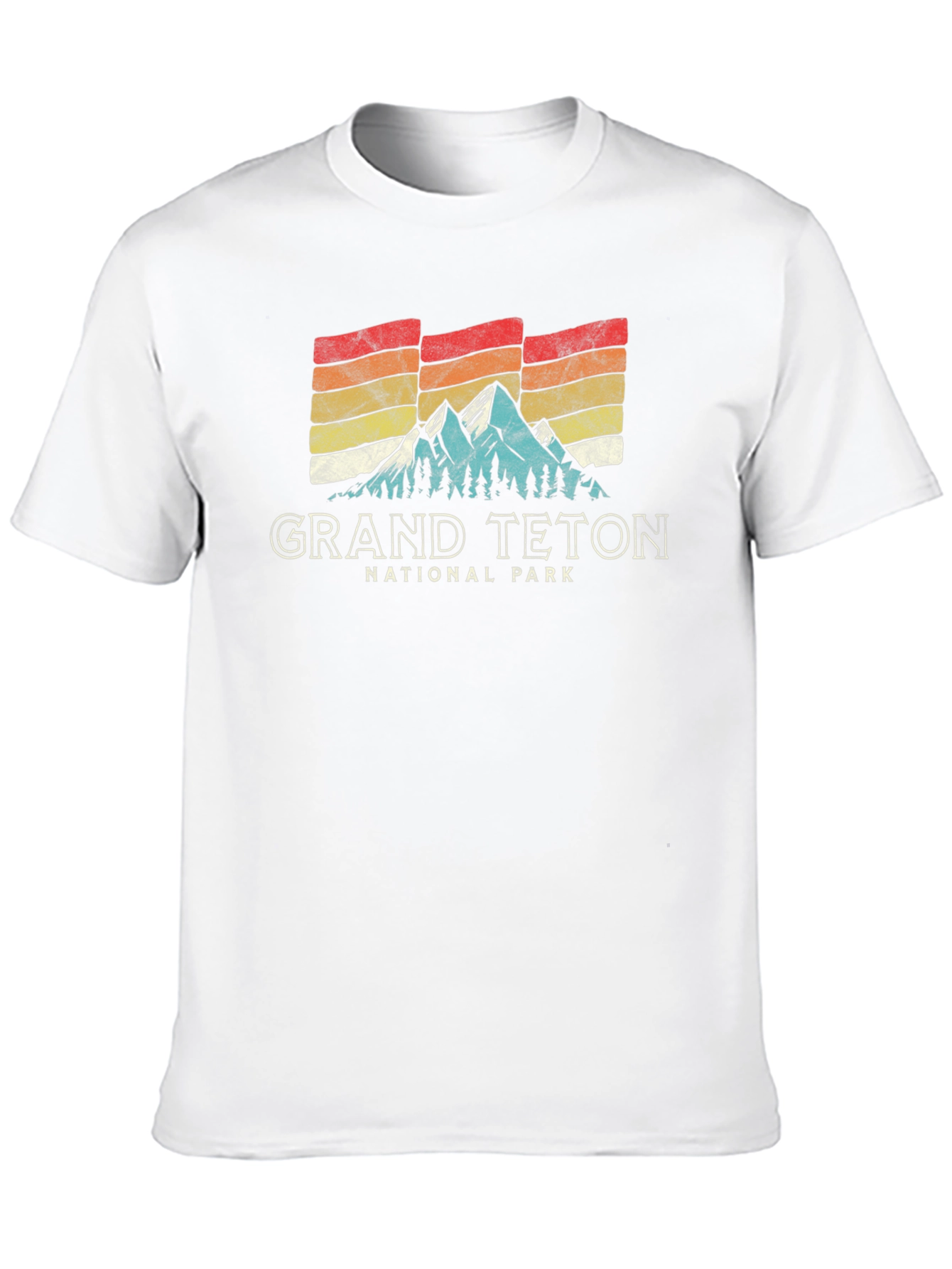 Grand Teton National Park Retro T-Shirt
