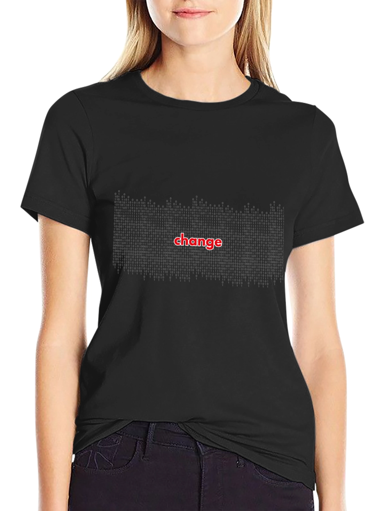 Classic Black Tee - Change Graphic
