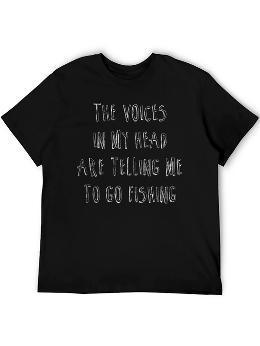Funny Fishing T-Shirt: Voices in My Head