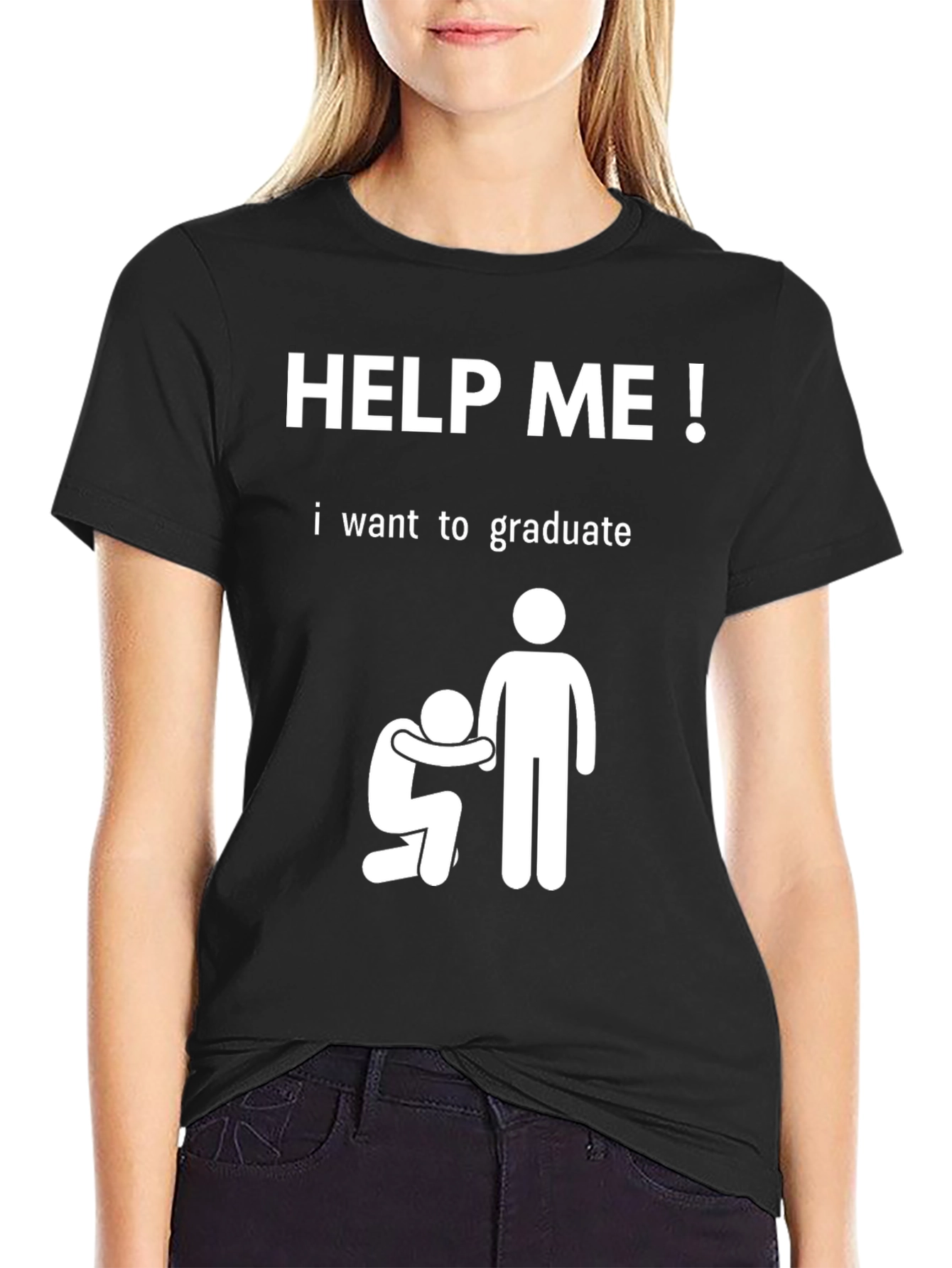 Help Me Graduate T-Shirt Funny College Student Tee