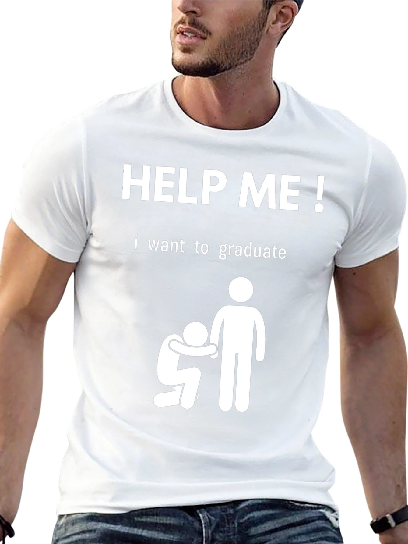 Help Me Graduate T-Shirt Funny College Student Tee