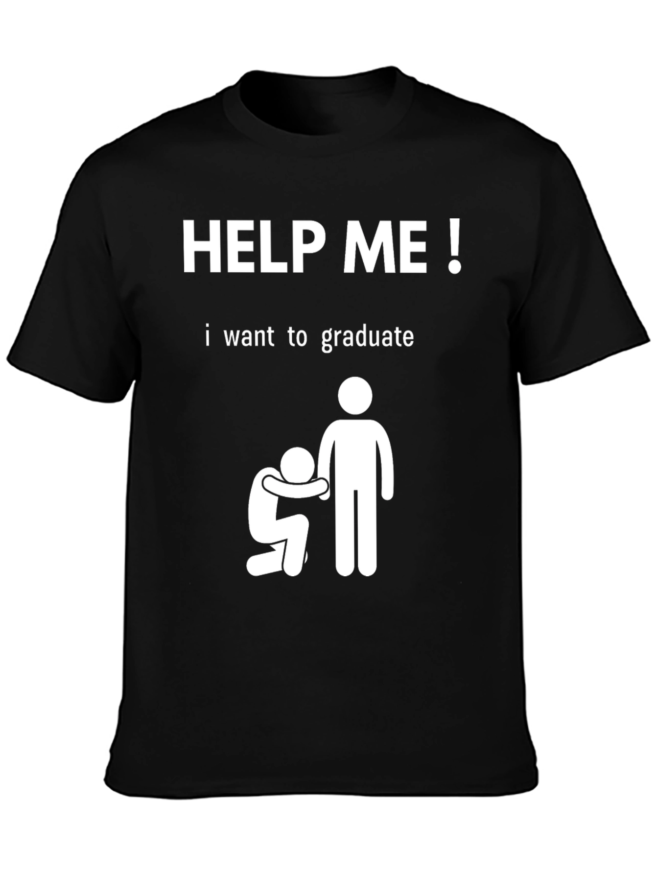 Help Me Graduate T-Shirt Funny College Student Tee
