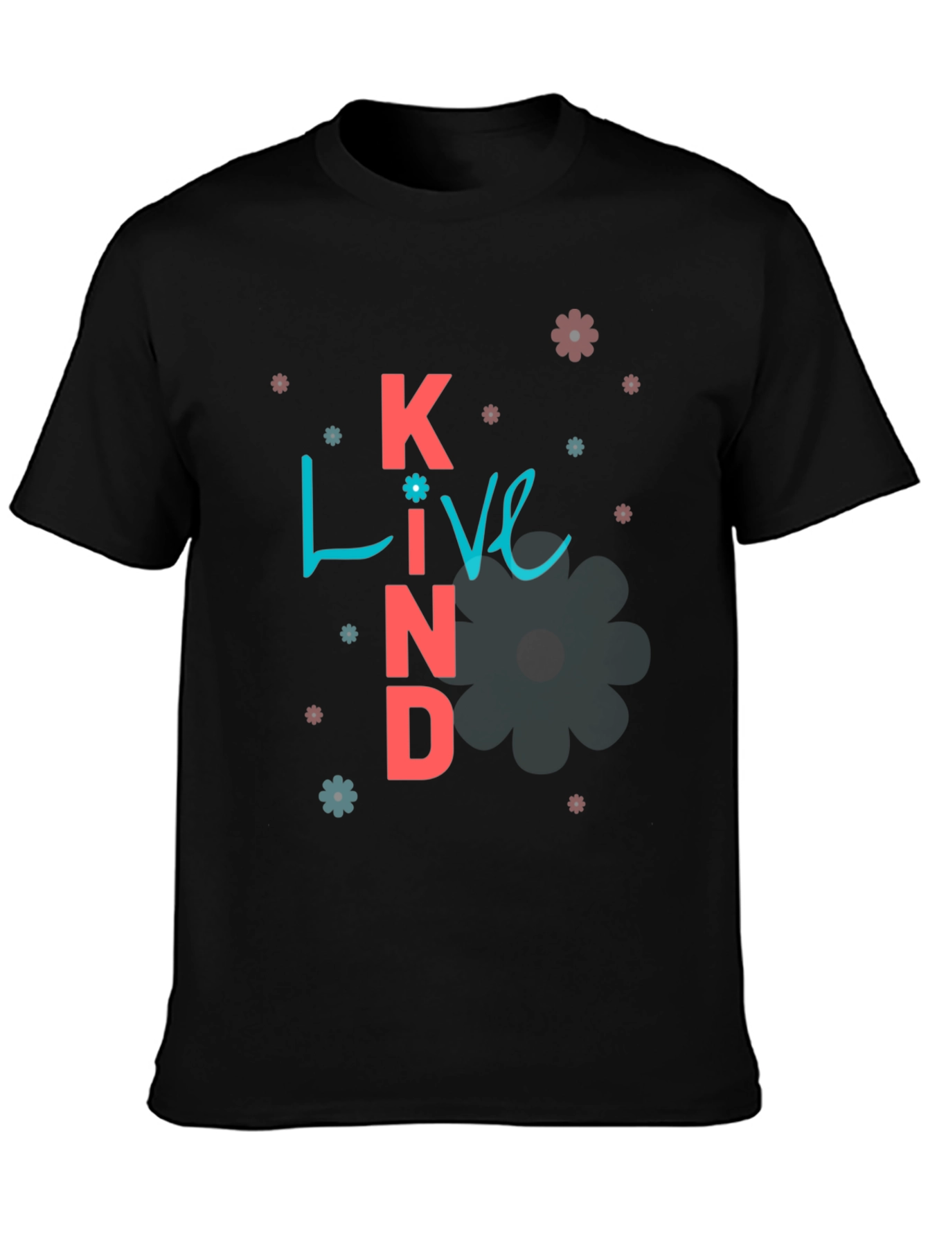 Live Kind Graphic T-Shirt - Positive Message